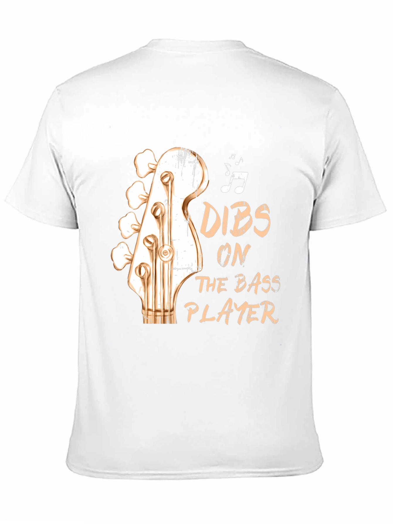 Dibs On The Bass Player Black Graphic Tee Shirt