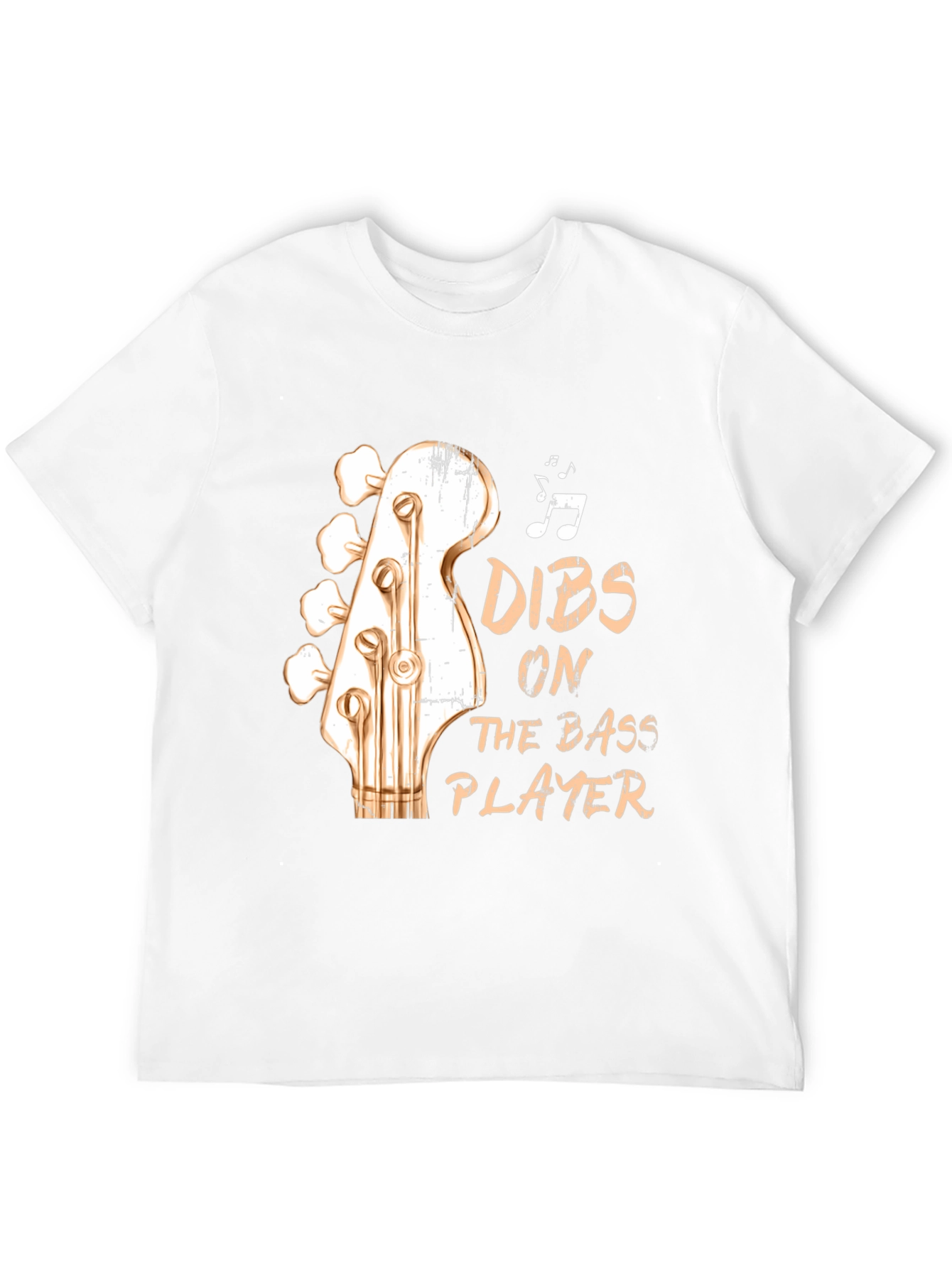 Dibs On The Bass Player Black Graphic Tee Shirt