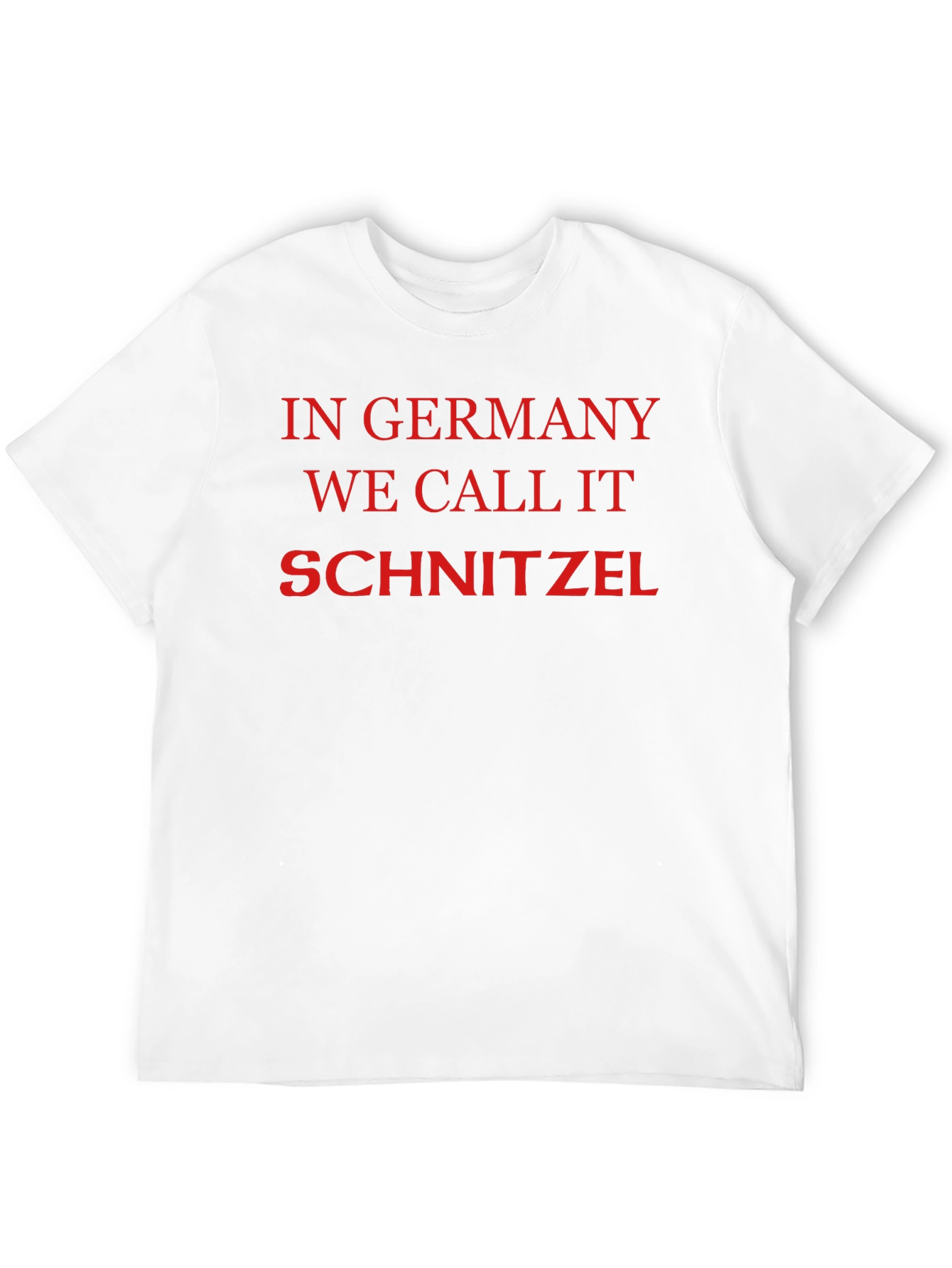Germany Schnitzel T-Shirt - Humorous Novelty Tee