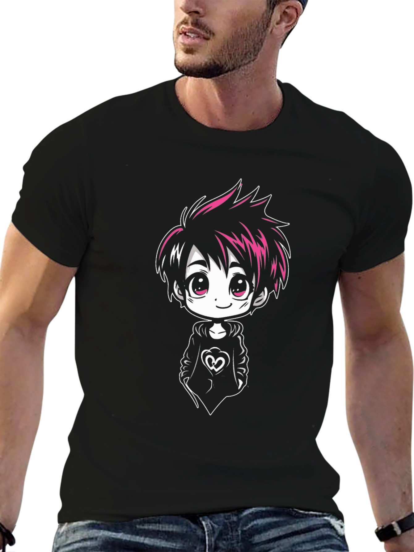 Anime Style Graphic T-Shirt