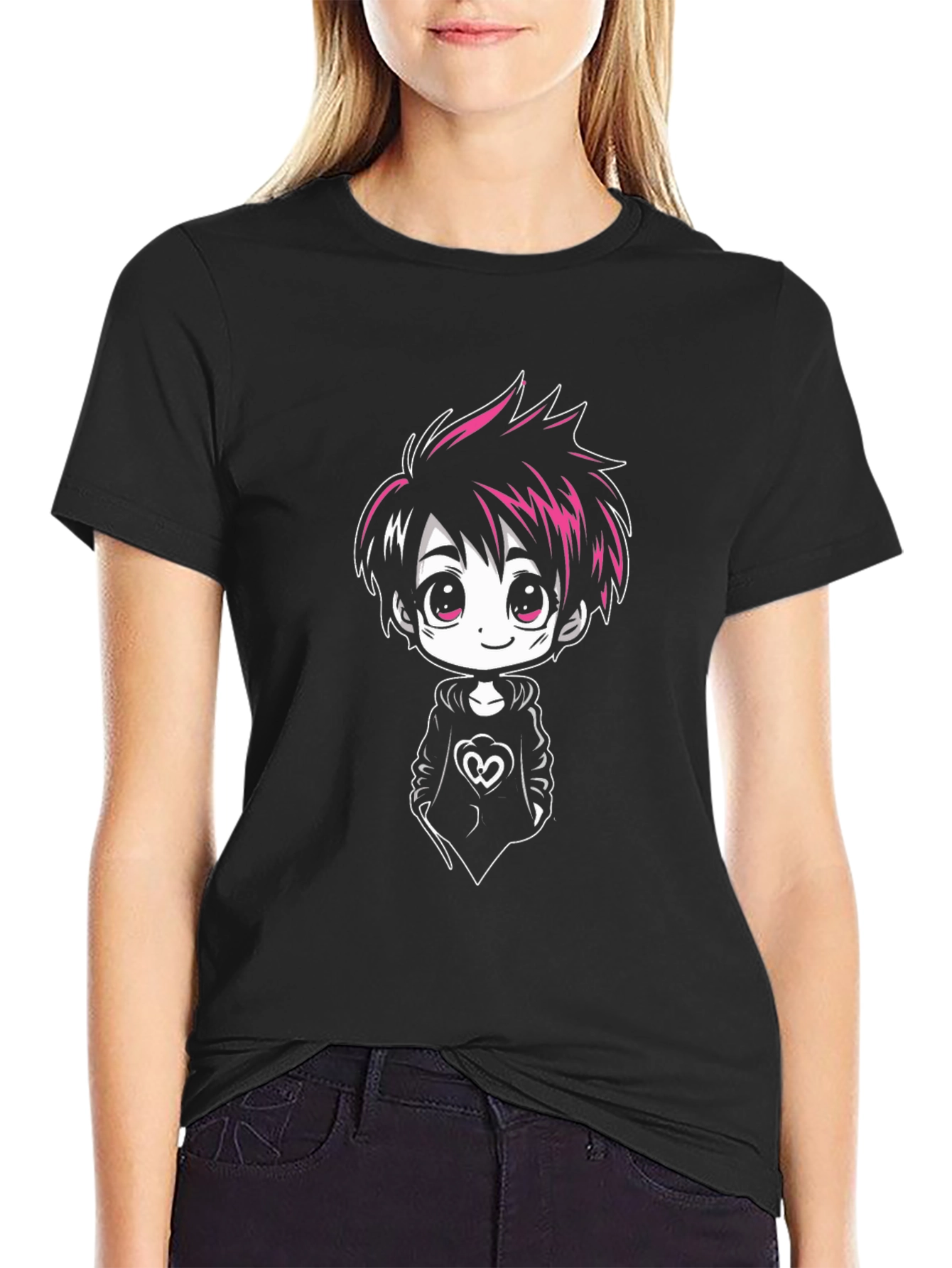 Anime Style Graphic T-Shirt
