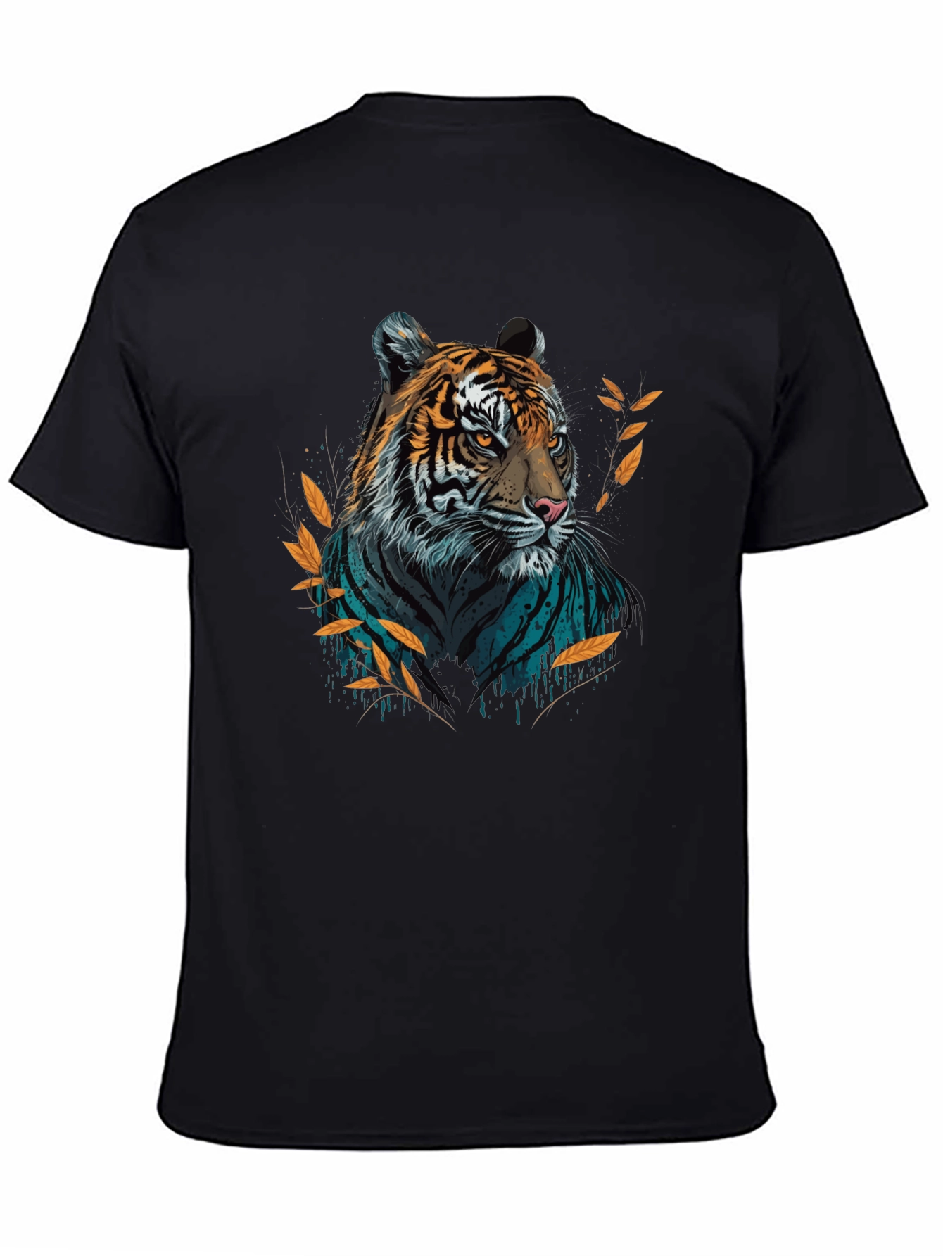 Bold Tiger Graphic T-Shirt - Stylish Crew Neck Tee