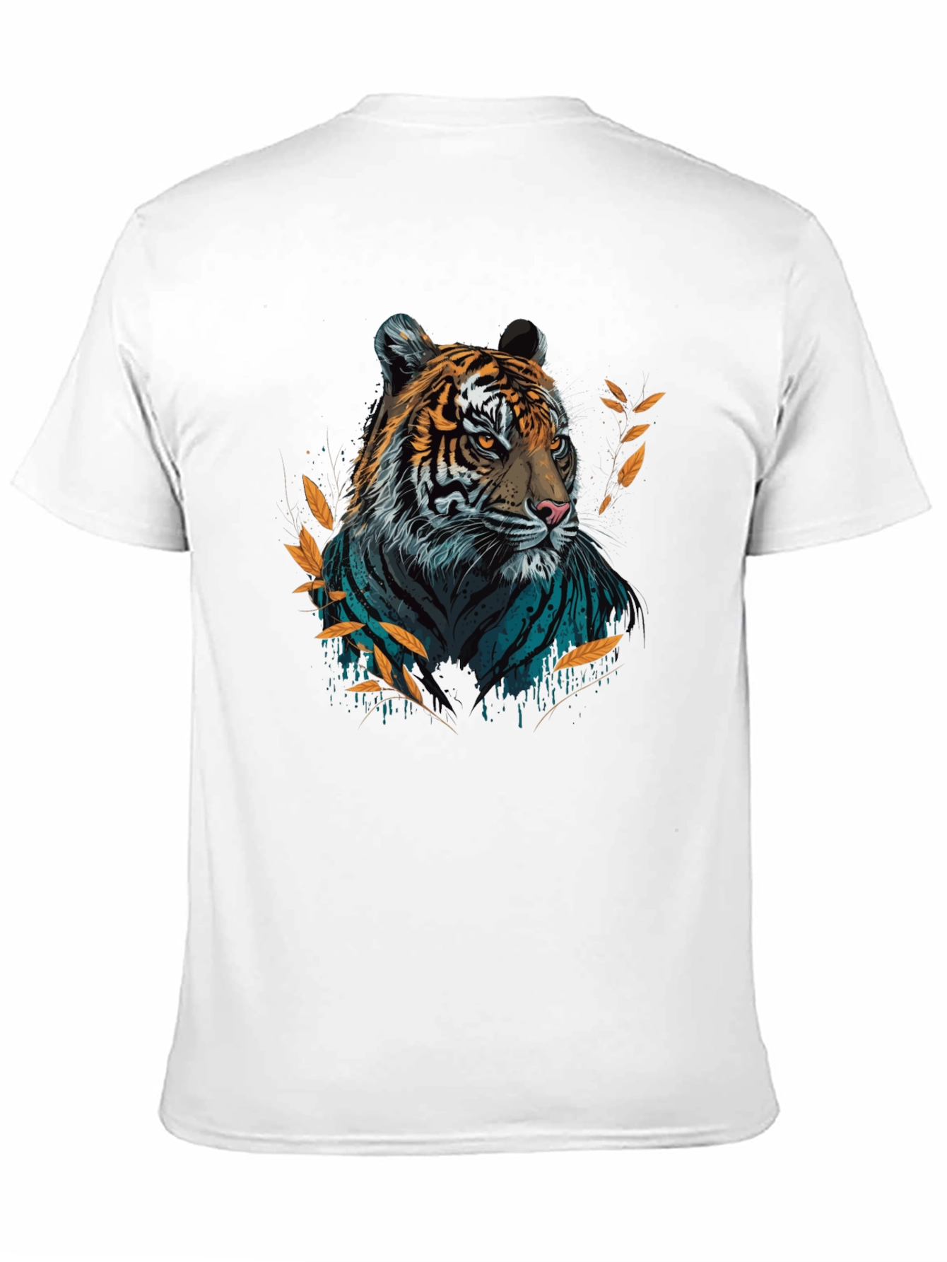 Bold Tiger Graphic T-Shirt - Stylish Crew Neck Tee