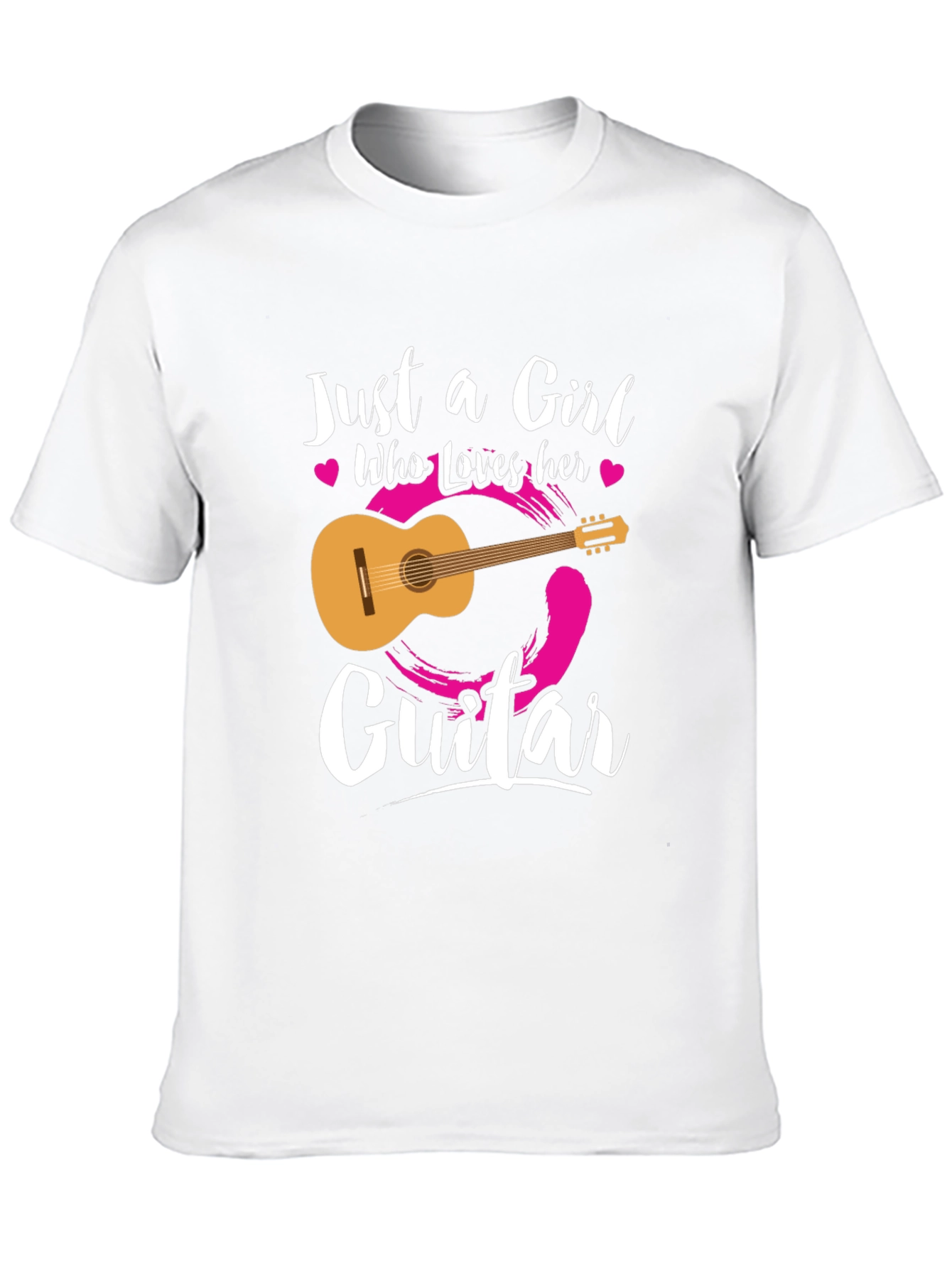 Just a Girl Who Loves Her Guitar T-Shirt