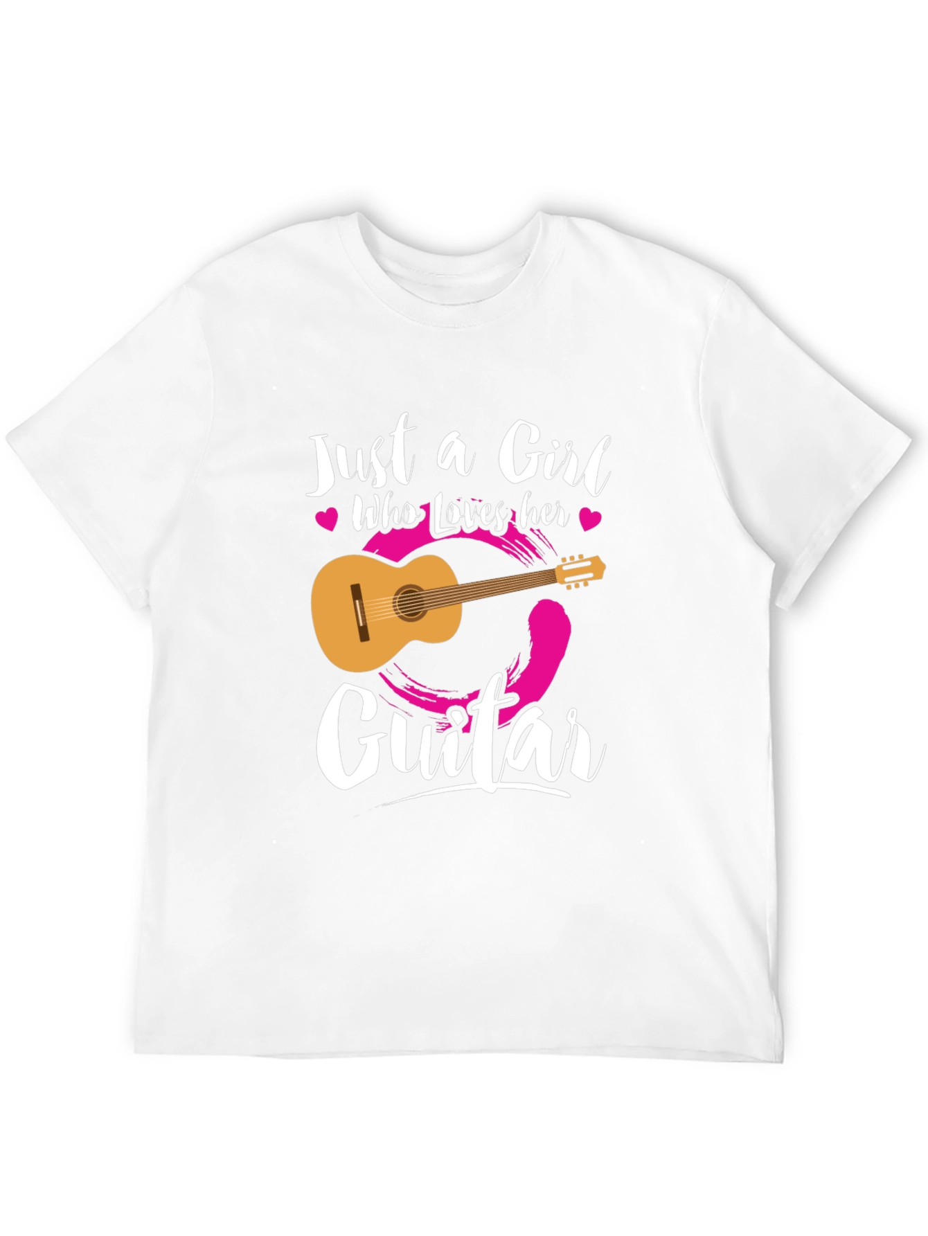 Just a Girl Who Loves Her Guitar T-Shirt