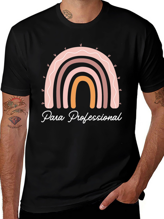 Para Professional Rainbow Graphic T-Shirt