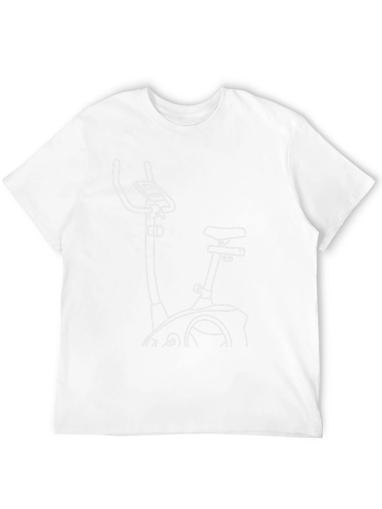 Exercise Bike Graphic Tee - Cardio Workout Shirt