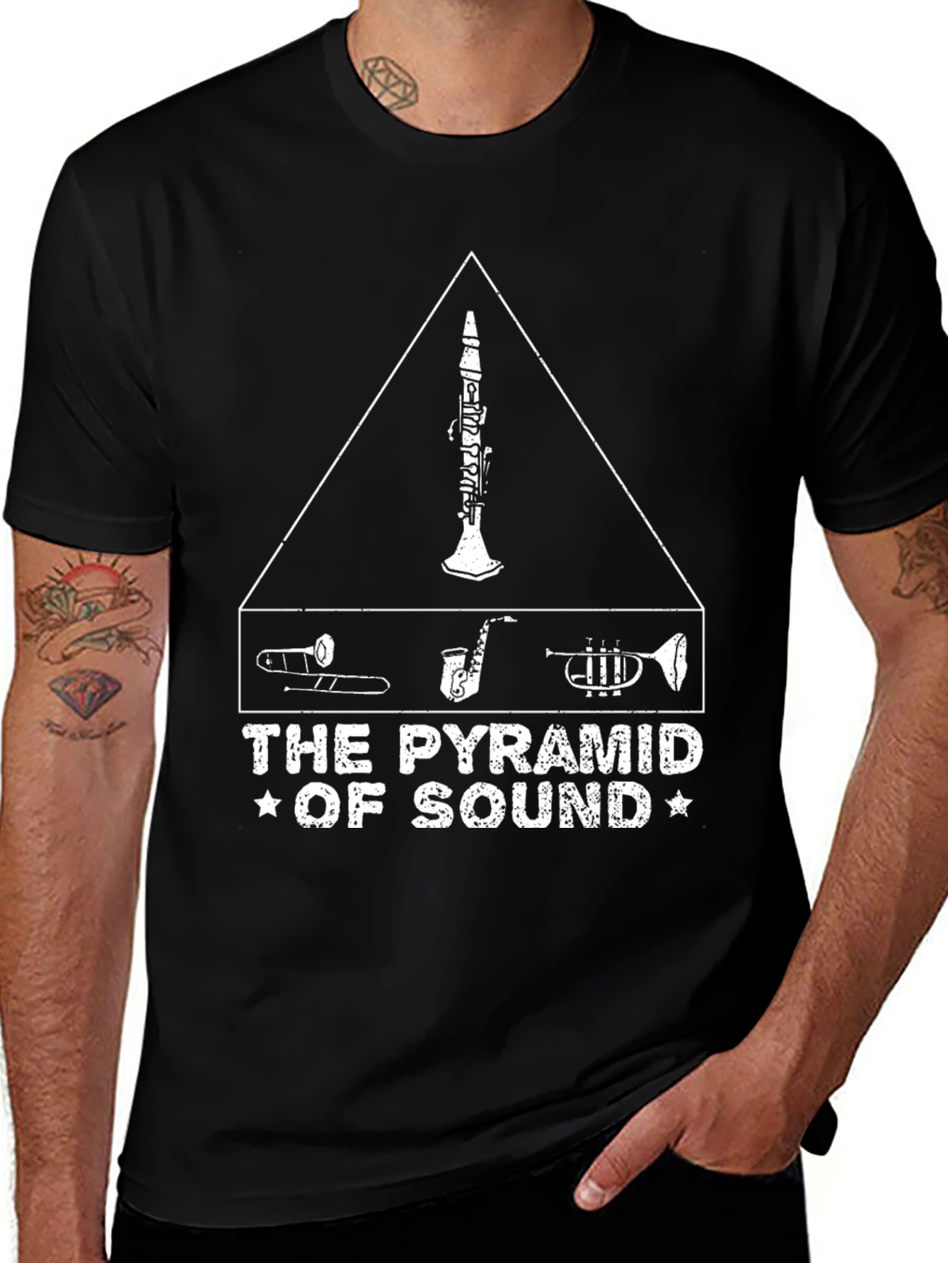The Pyramid of Sound T-Shirt - Musician Tee