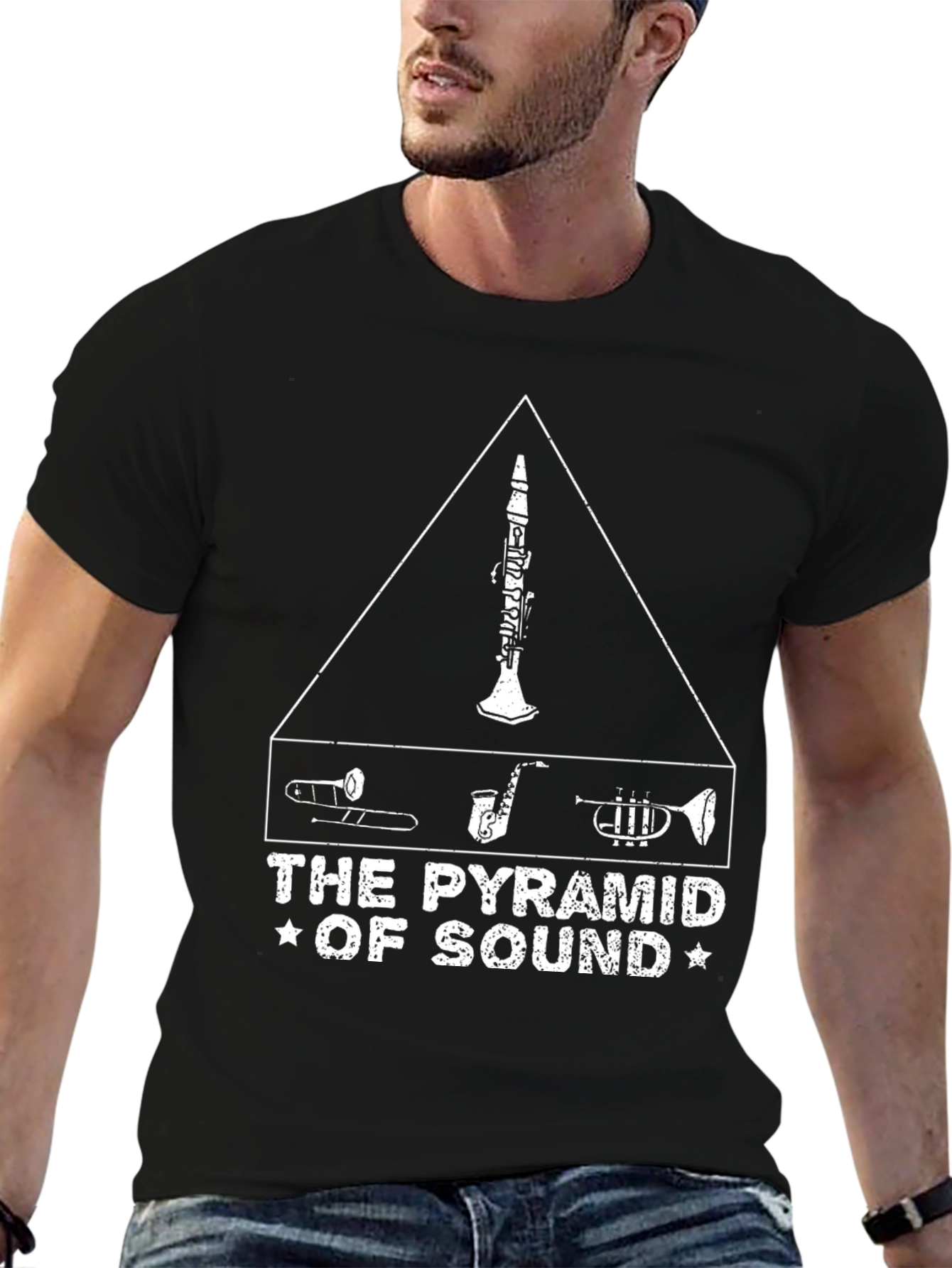 The Pyramid of Sound T-Shirt - Musician Tee