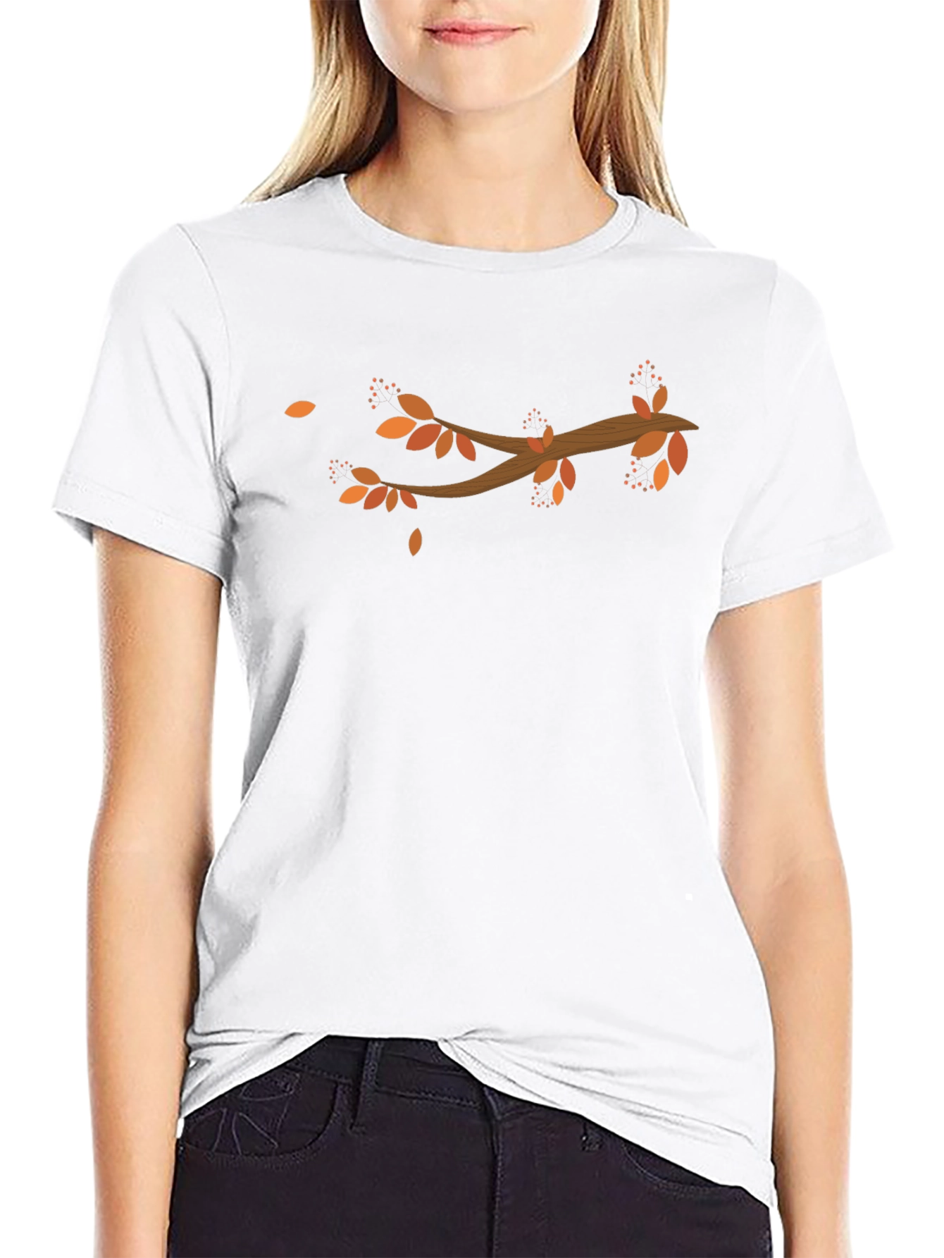 Fall Branch Graphic Tee - Nature Inspired T-Shirt