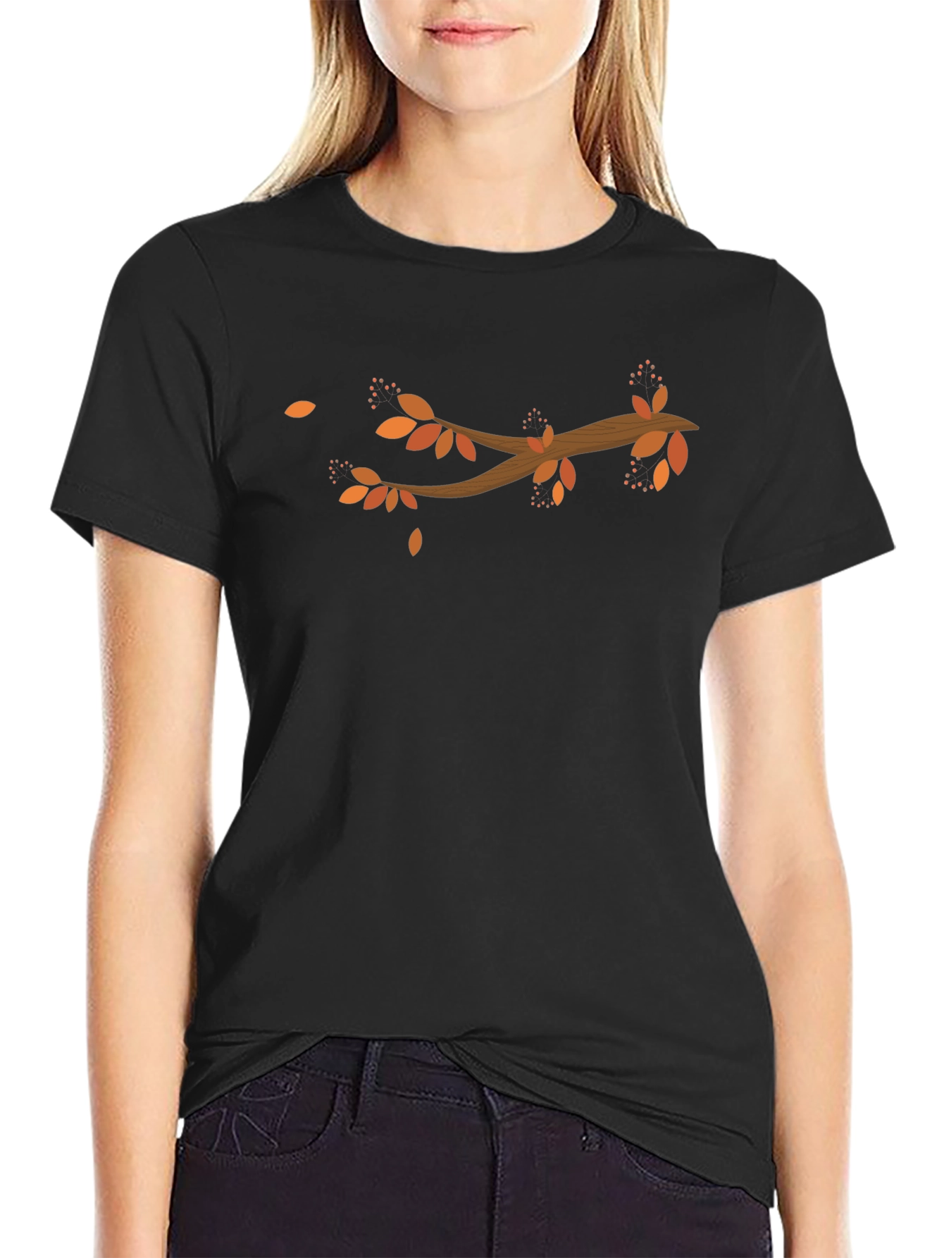 Fall Branch Graphic Tee - Nature Inspired T-Shirt
