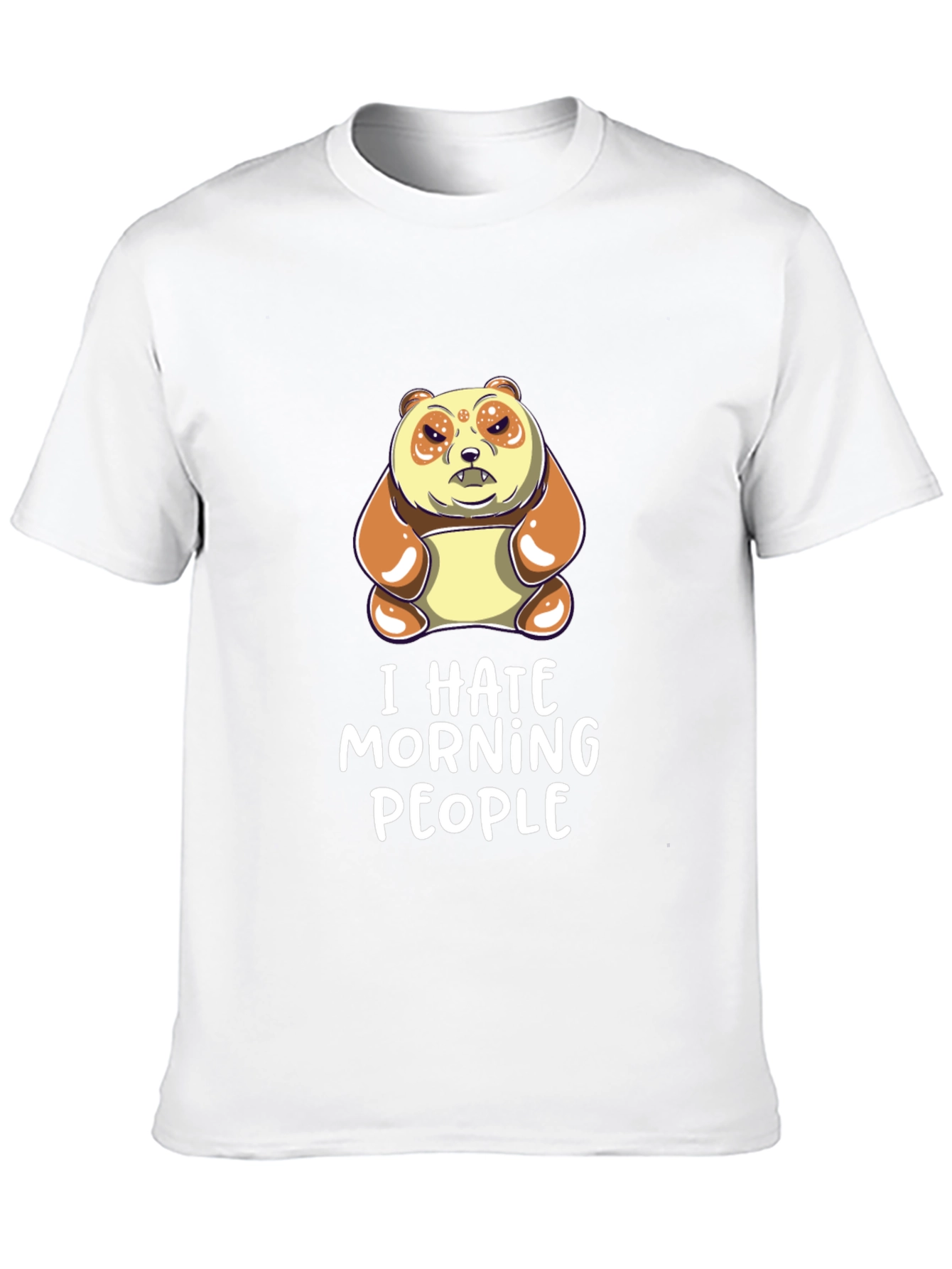 I Hate Morning People Panda T-Shirt
