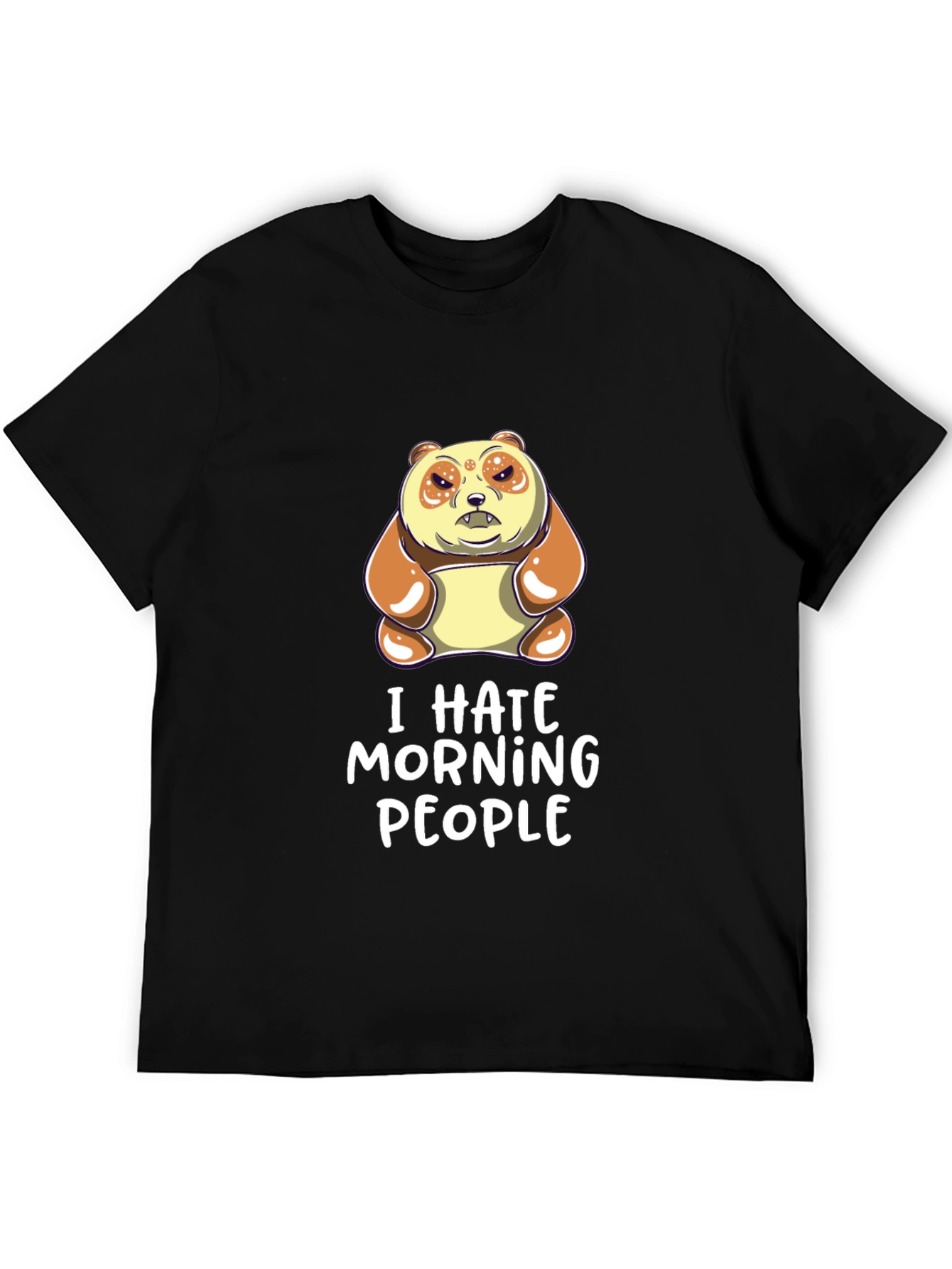 I Hate Morning People Panda T-Shirt