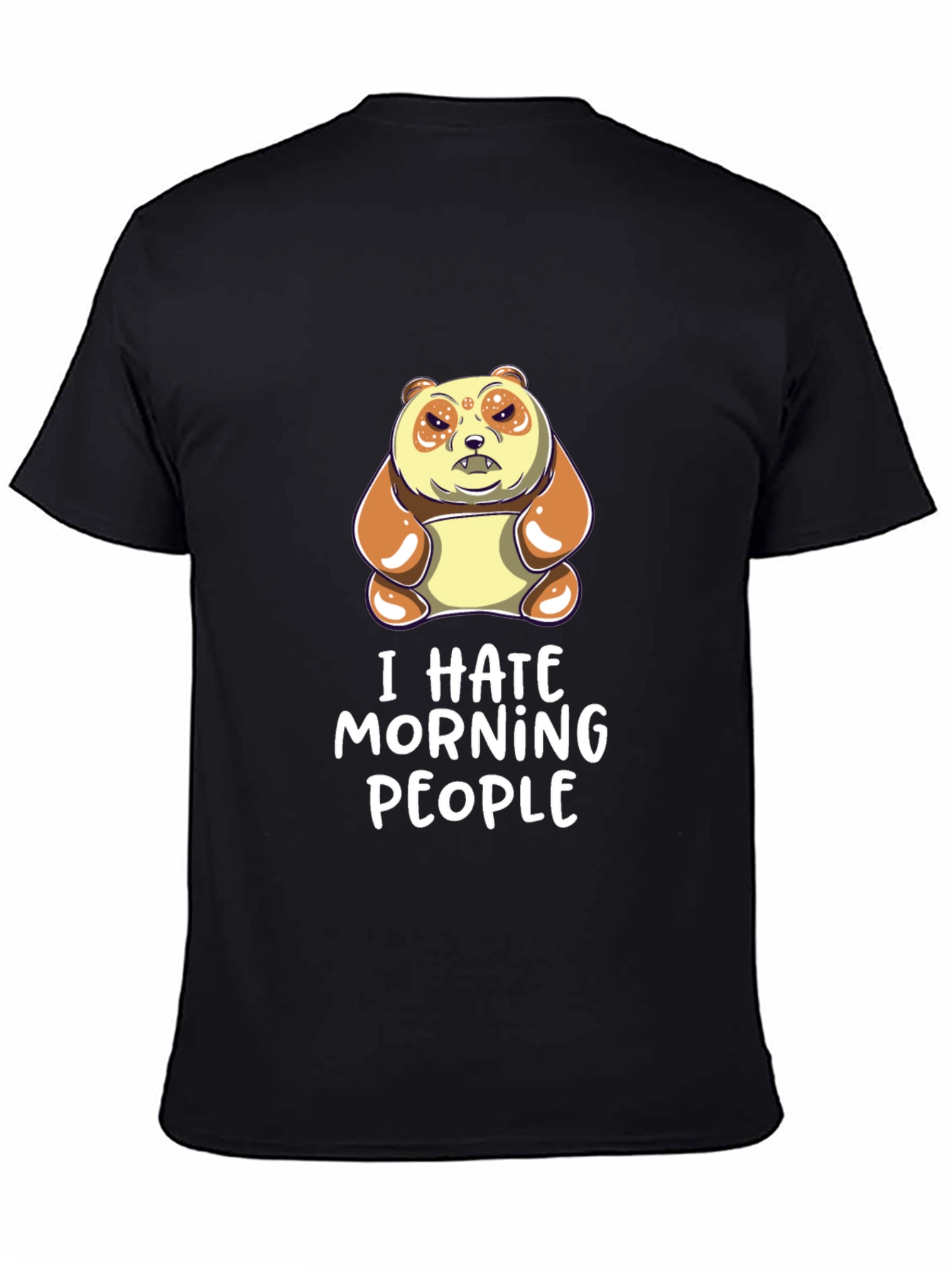 I Hate Morning People Panda T-Shirt
