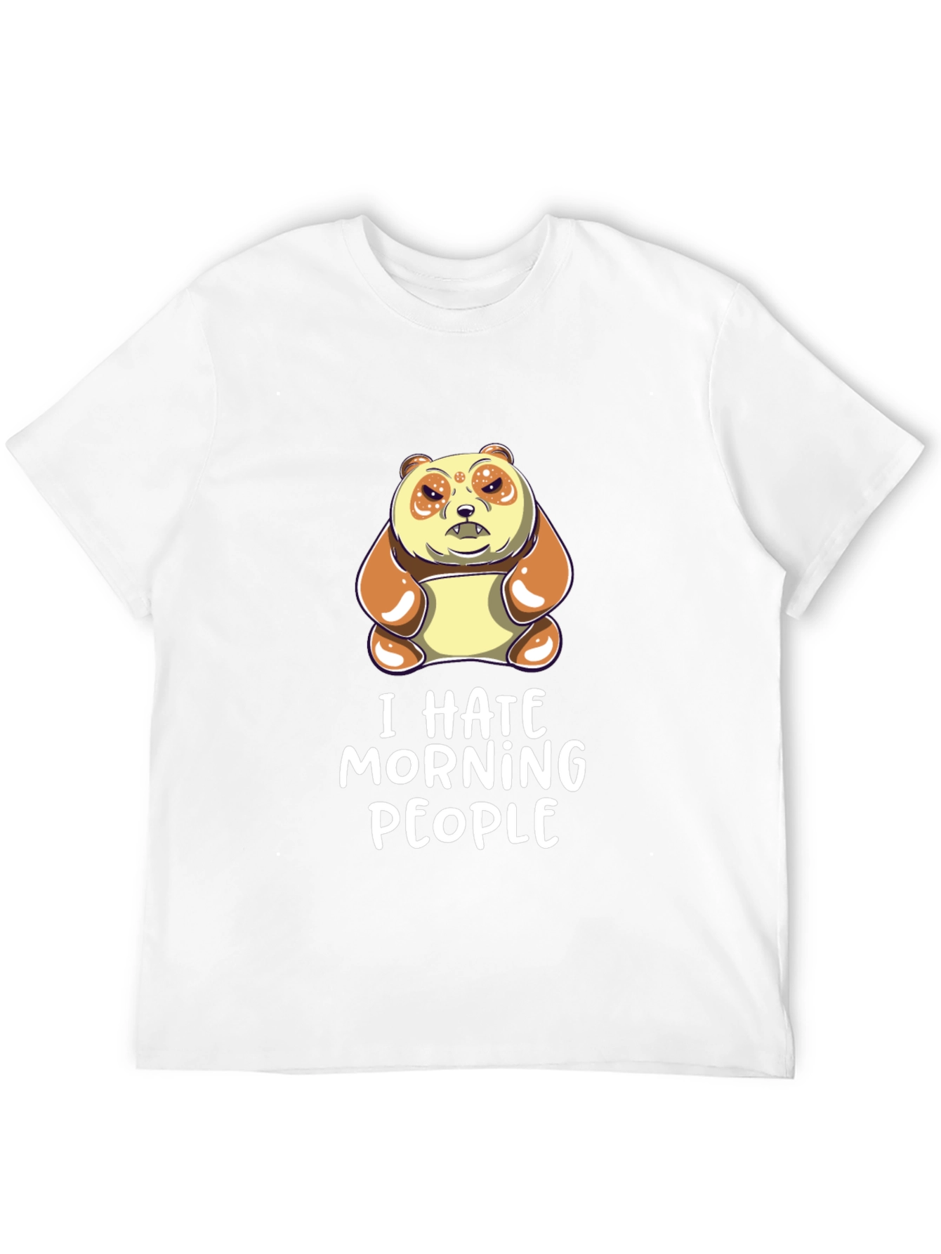 I Hate Morning People Panda T-Shirt