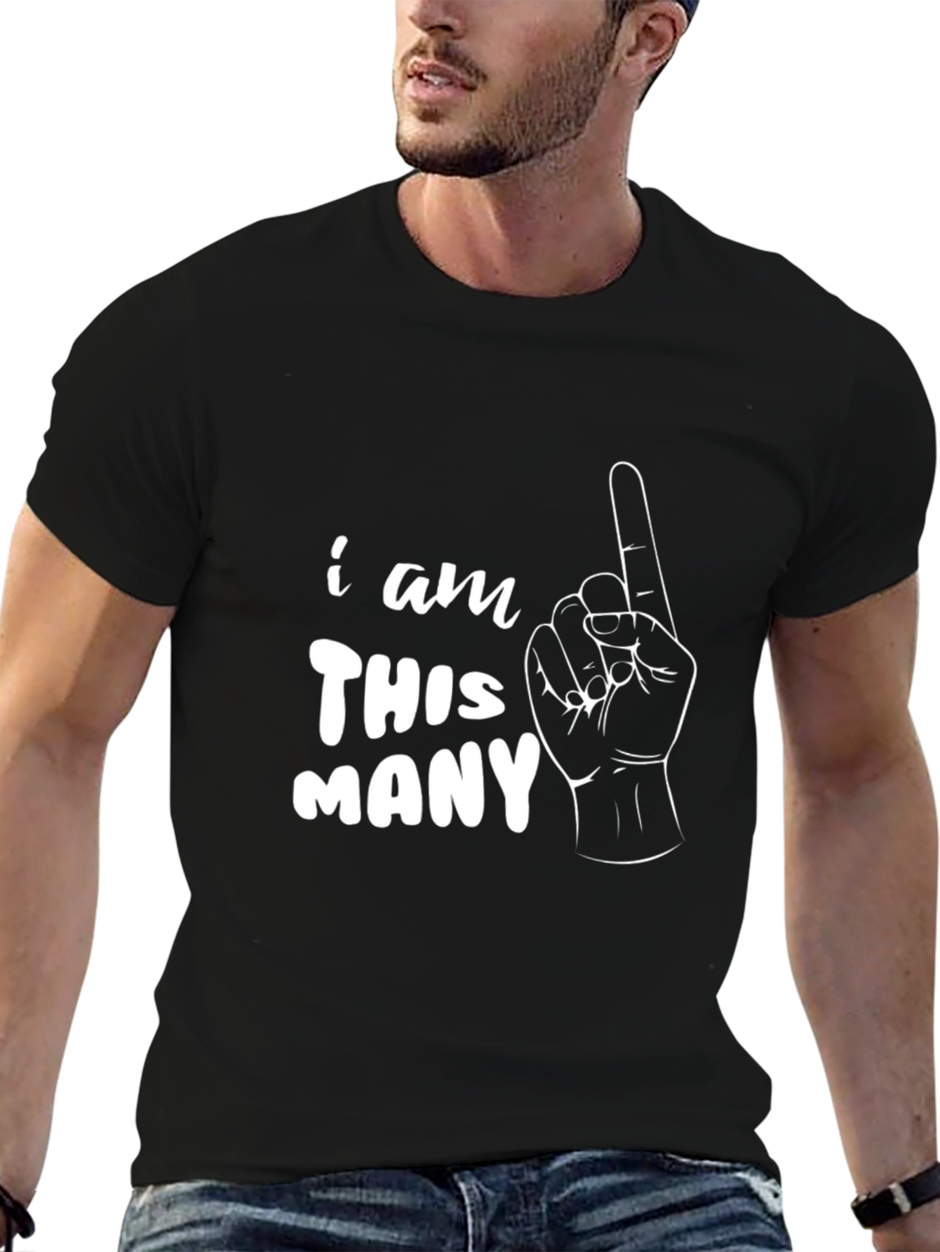 I am THIS MANY First Birthday T-Shirt