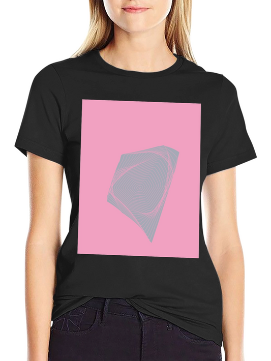 Abstract Graphic Tee - Modern Geometric Design T-Shirt