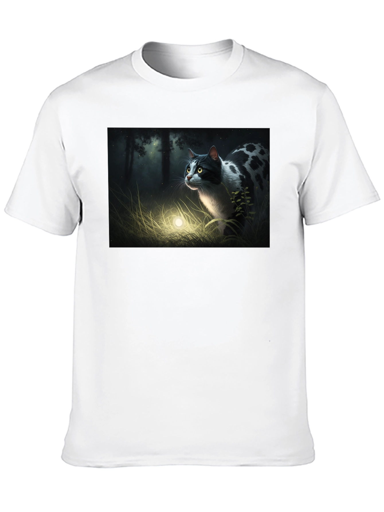 Mystic Cat Black T-Shirt