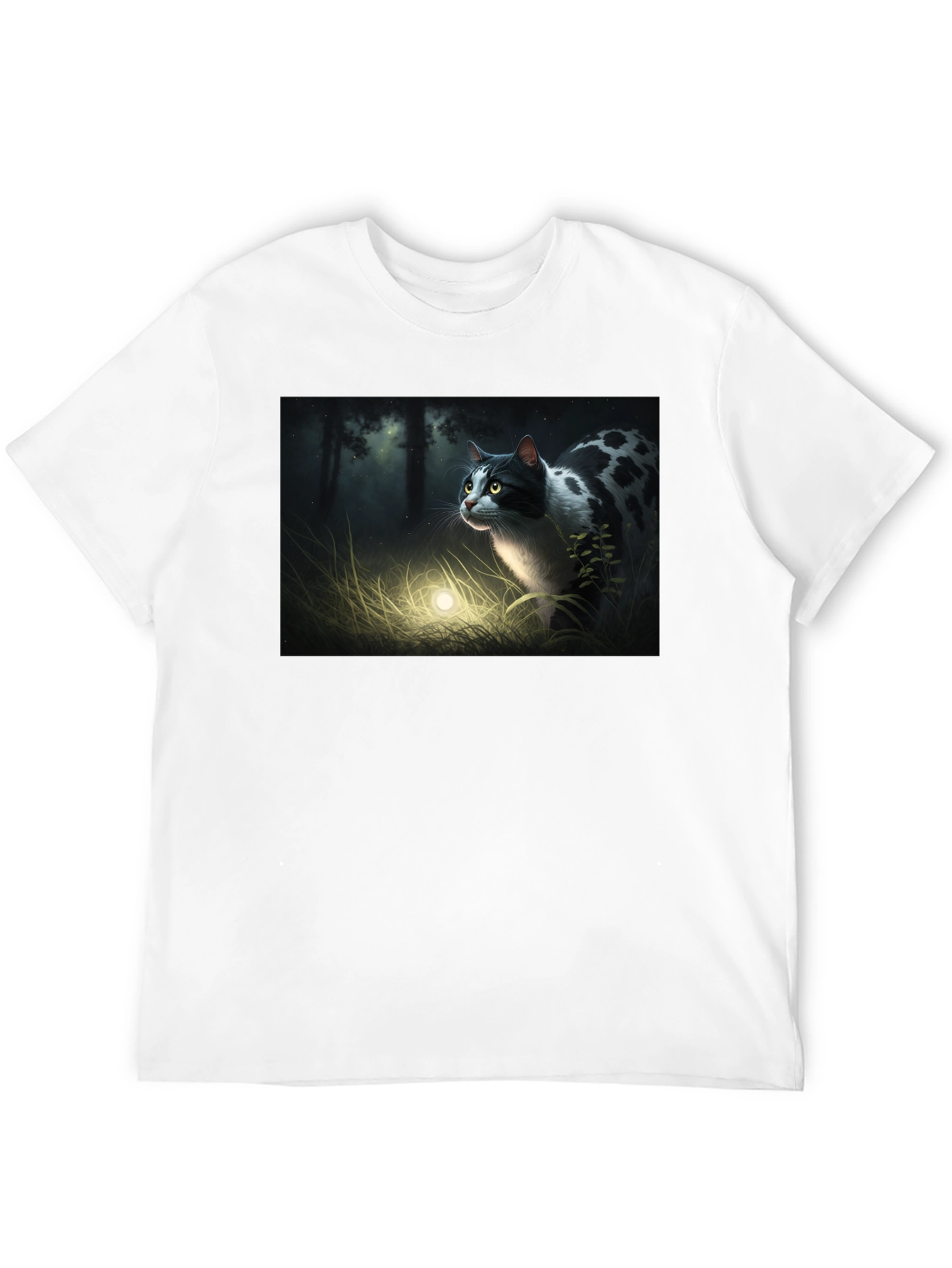 Mystic Cat Black T-Shirt