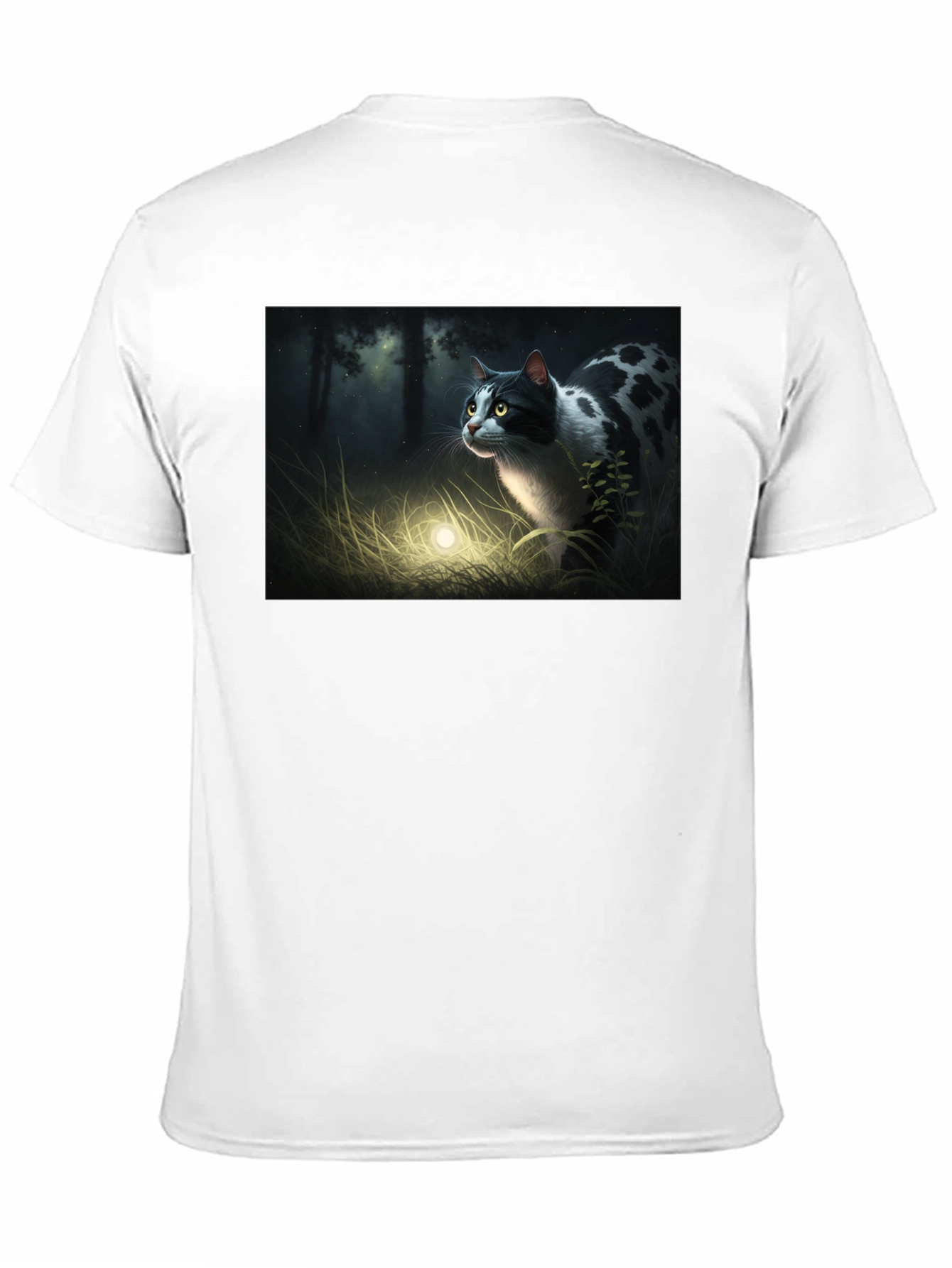 Mystic Cat Black T-Shirt