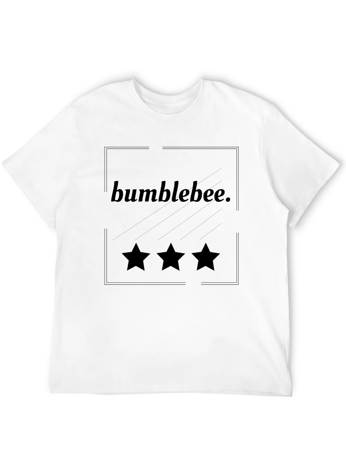 Bumblebee Star Graphic Black T-Shirt