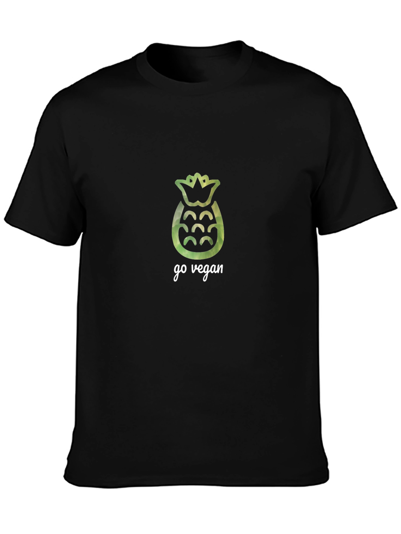 Vegan Pineapple Graphic Tee - Stylish & Comfortable