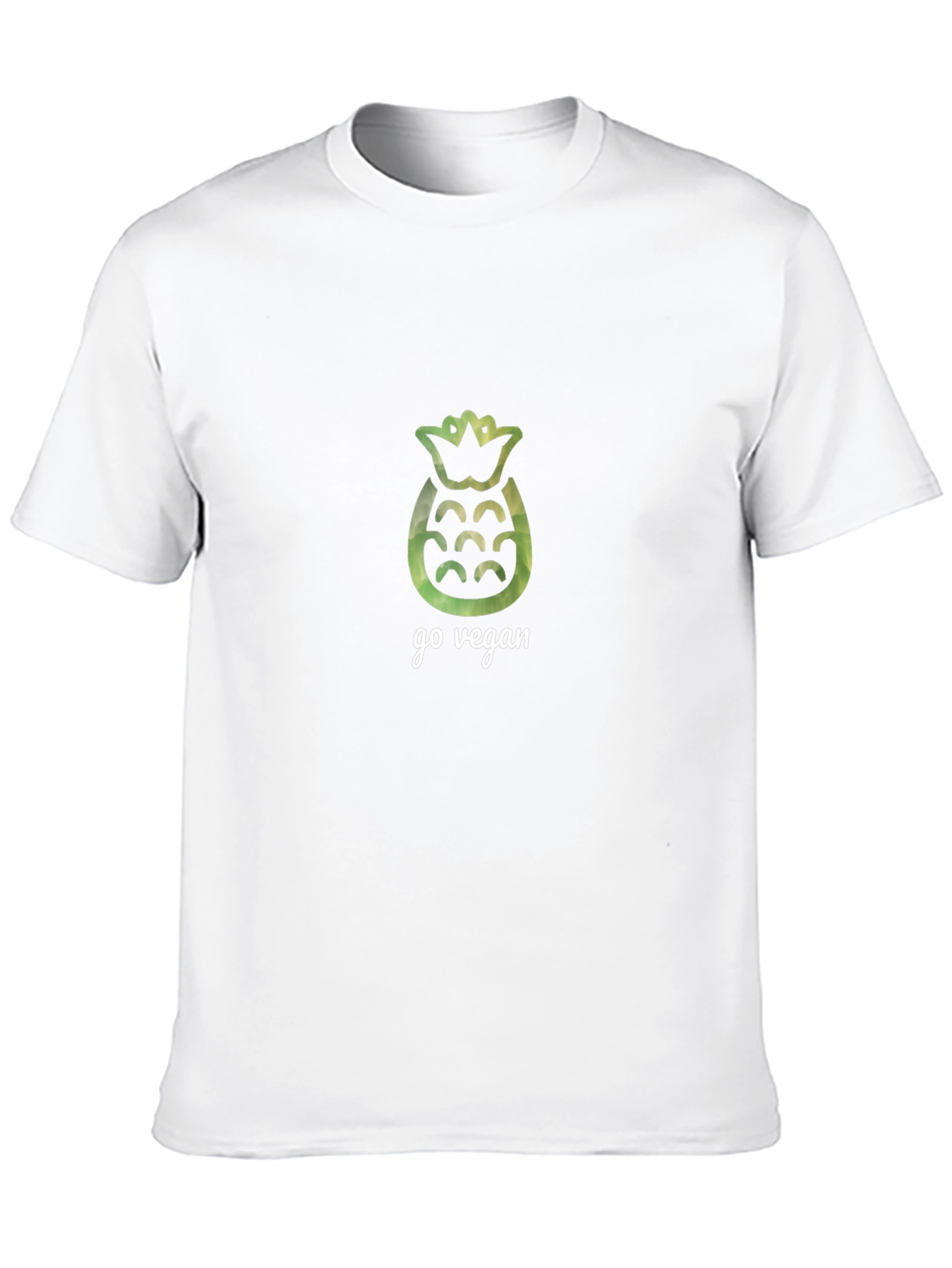 Vegan Pineapple Graphic Tee - Stylish & Comfortable