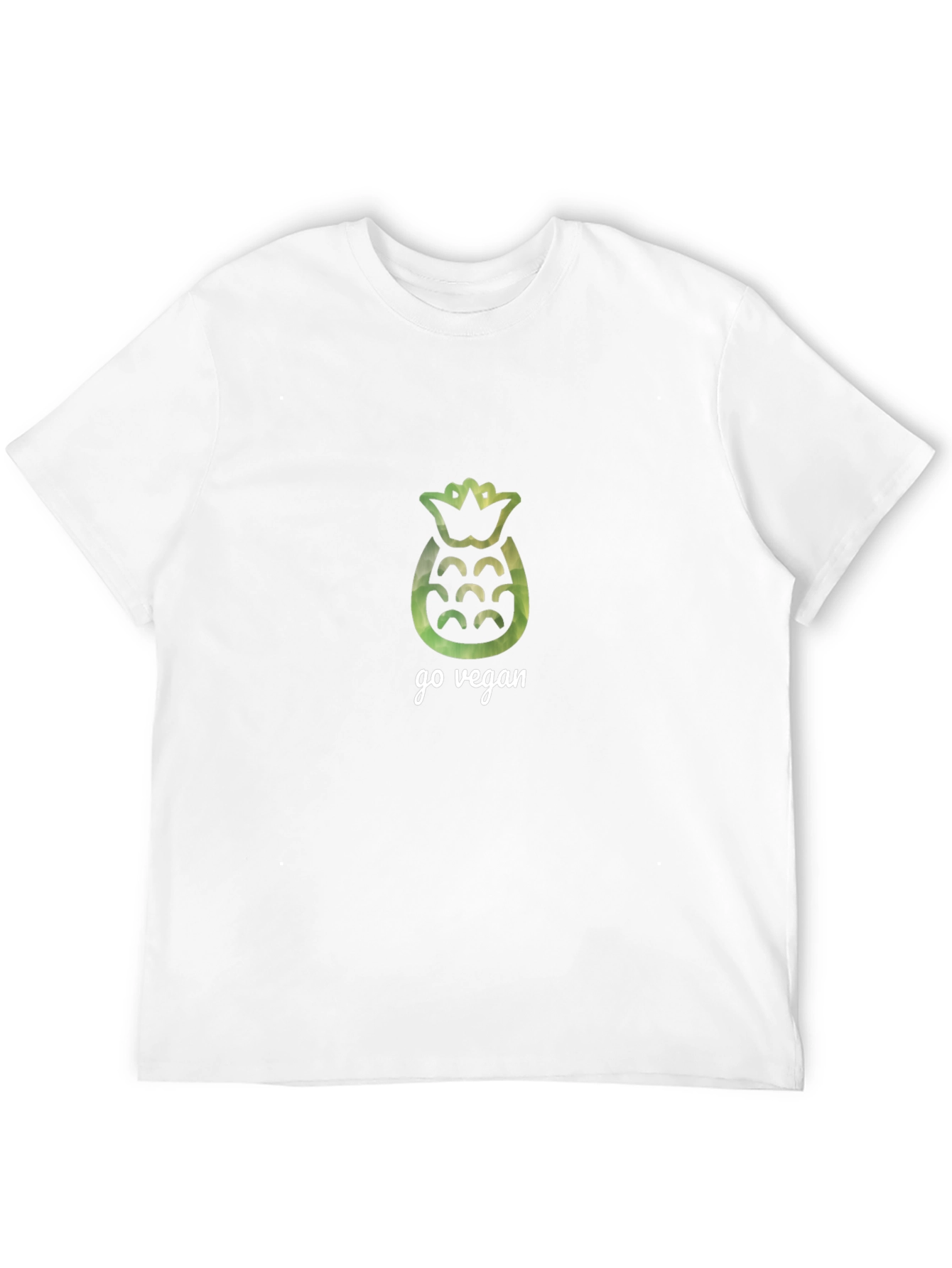 Vegan Pineapple Graphic Tee - Stylish & Comfortable