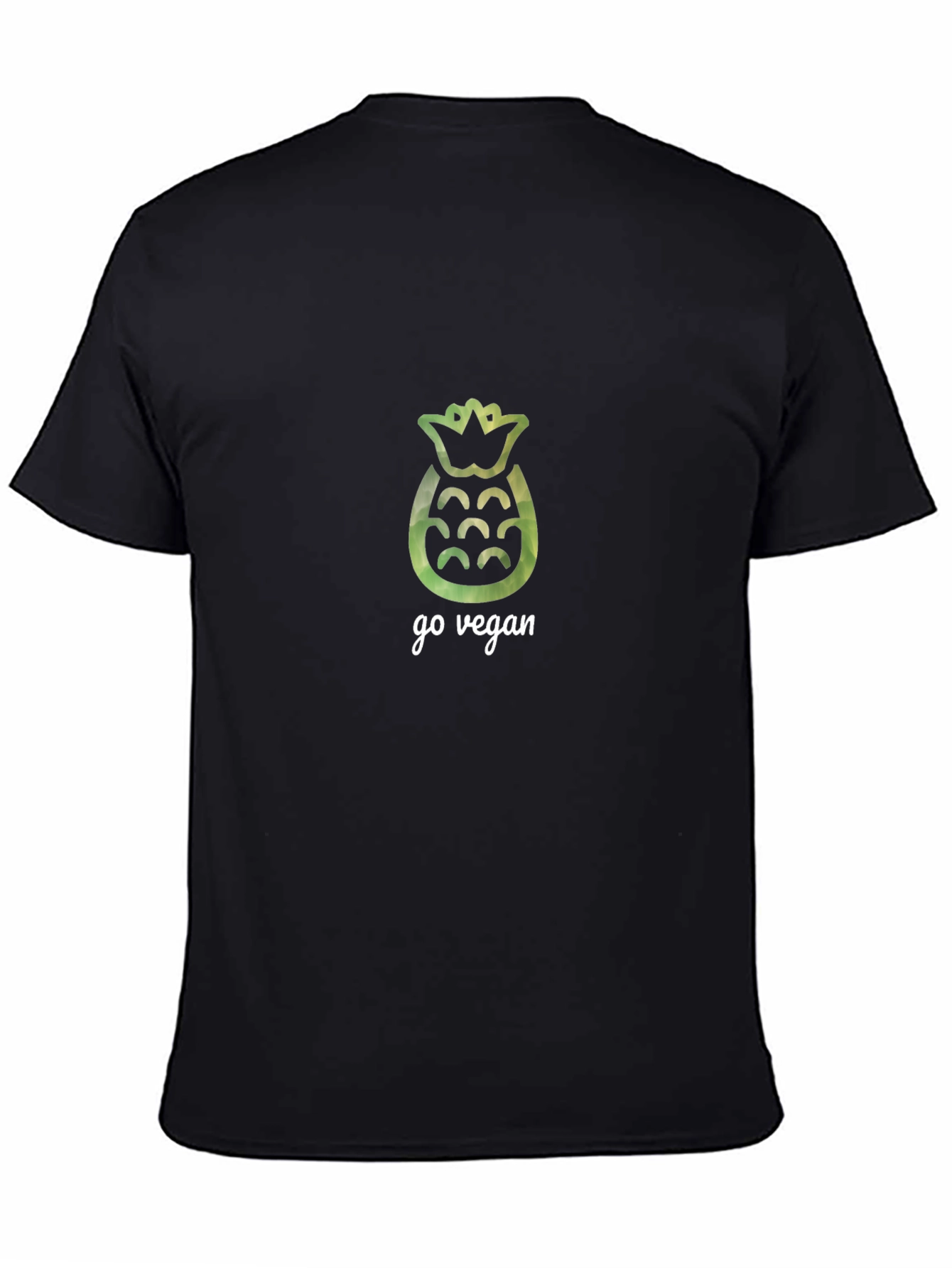 Vegan Pineapple Graphic Tee - Stylish & Comfortable