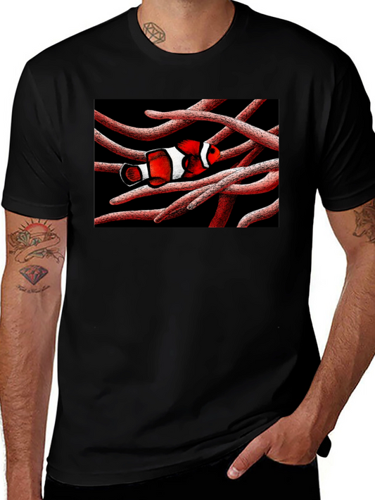 Clownfish Graphic T-Shirt - Unique Marine Life Design