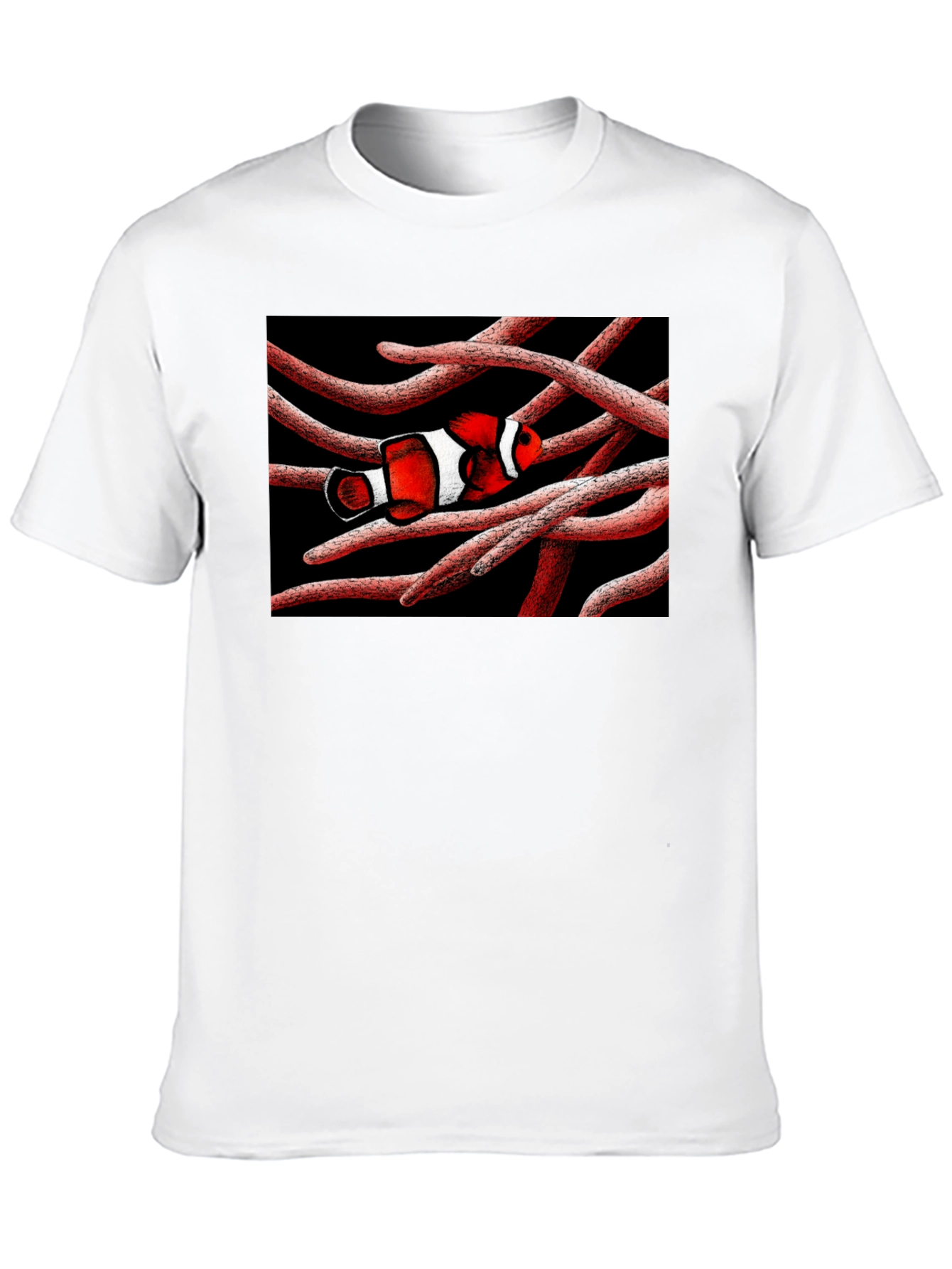 Clownfish Graphic T-Shirt - Unique Marine Life Design