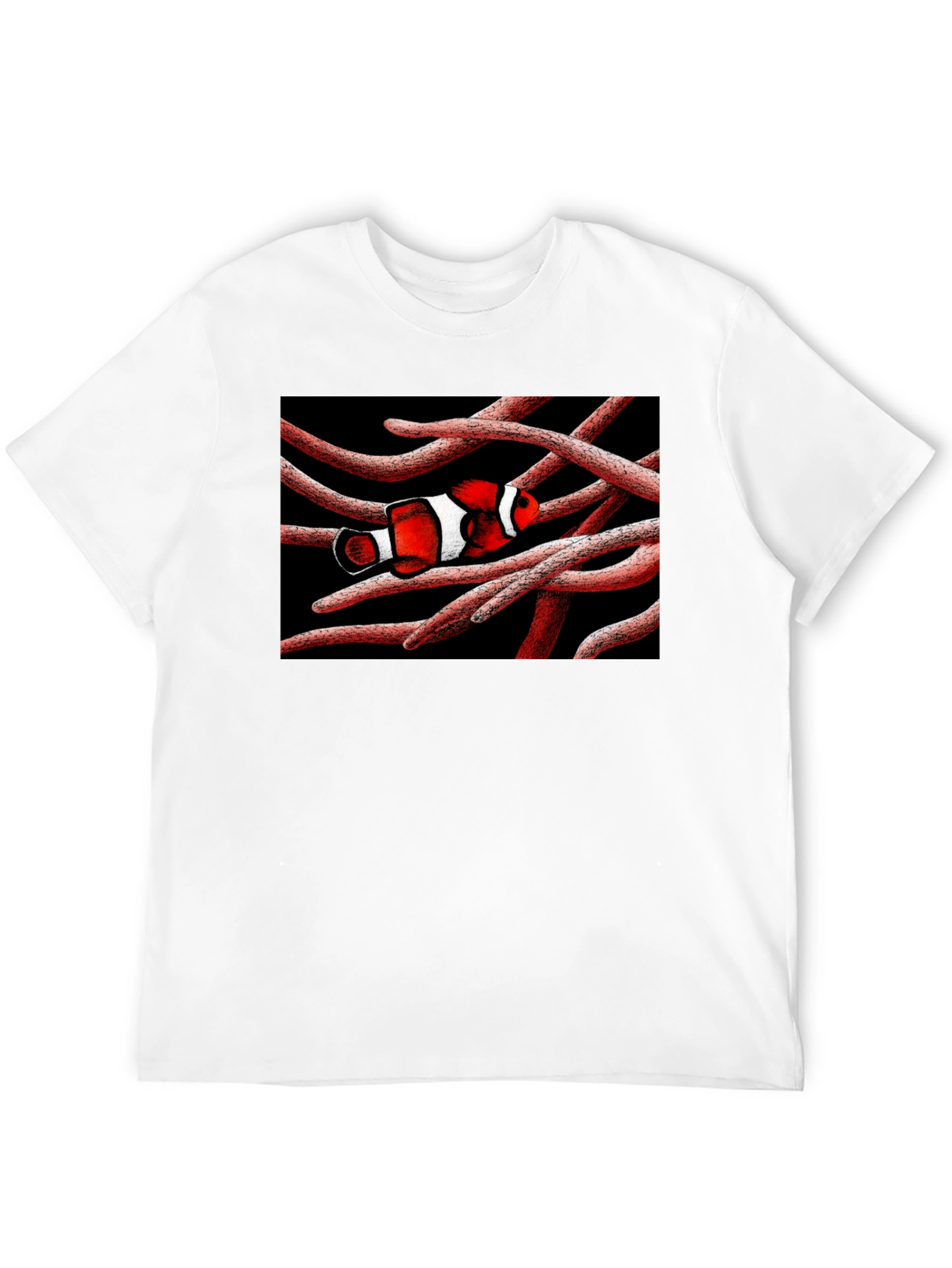 Clownfish Graphic T-Shirt - Unique Marine Life Design