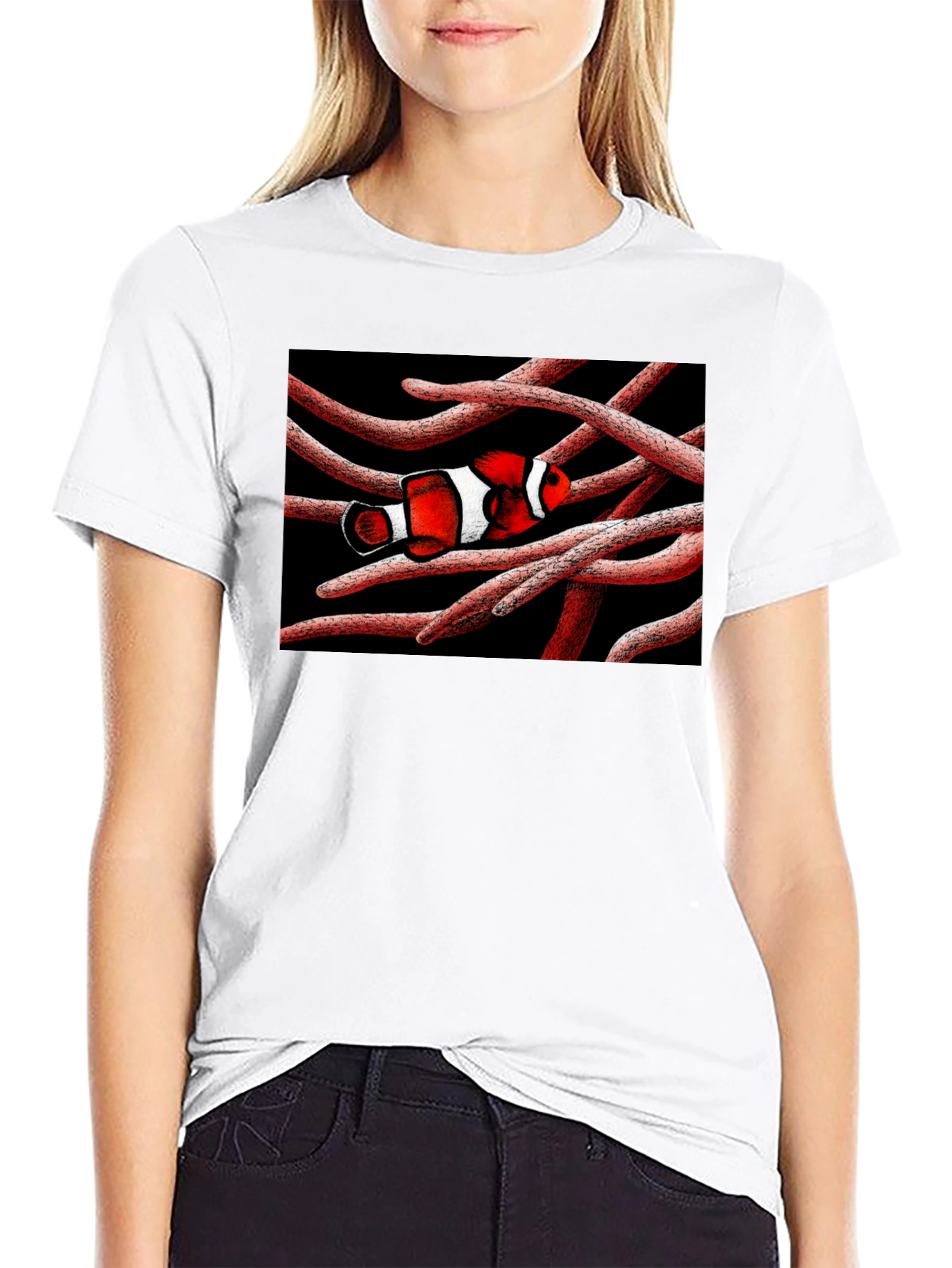 Clownfish Graphic T-Shirt - Unique Marine Life Design