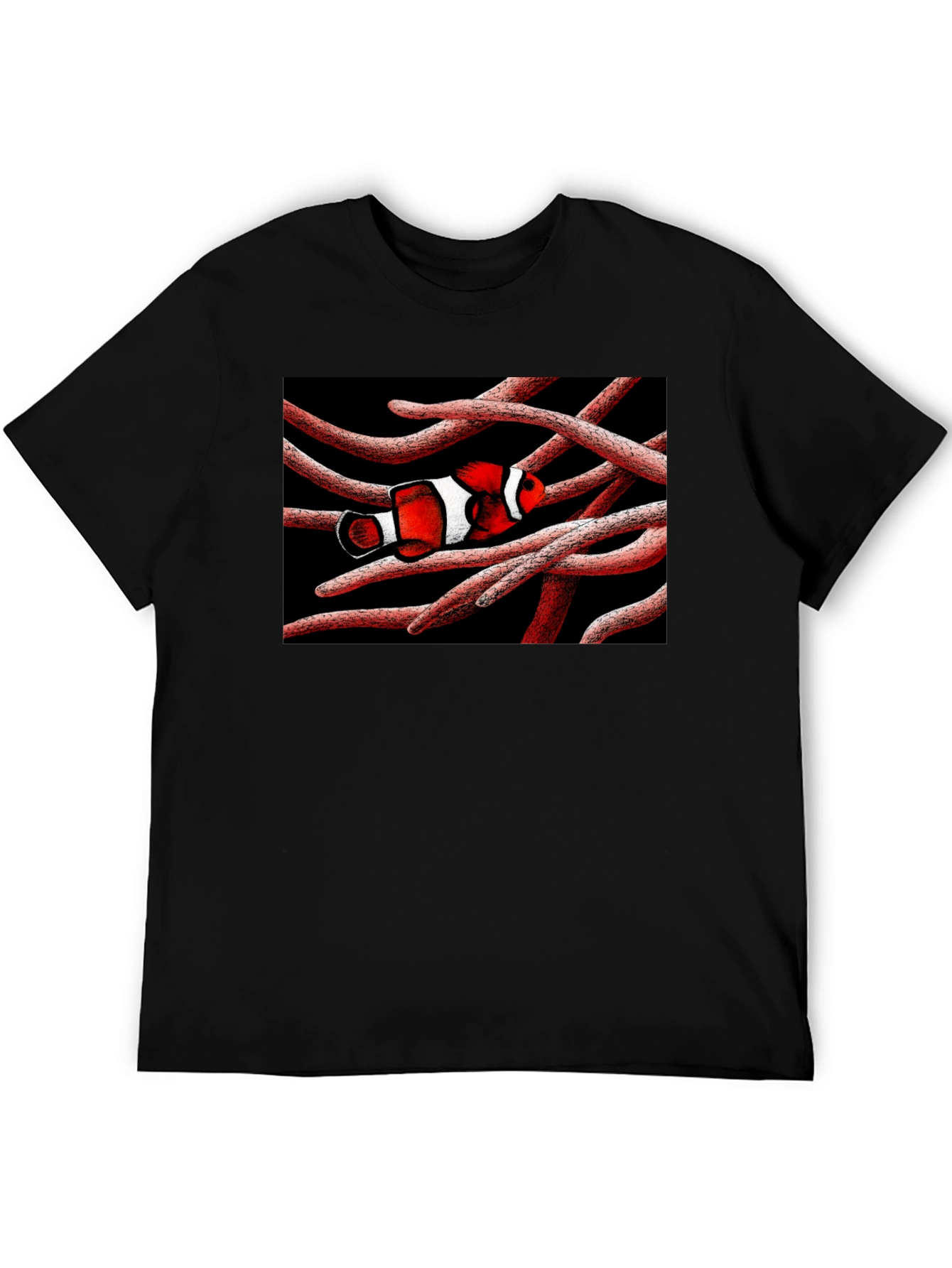 Clownfish Graphic T-Shirt - Unique Marine Life Design