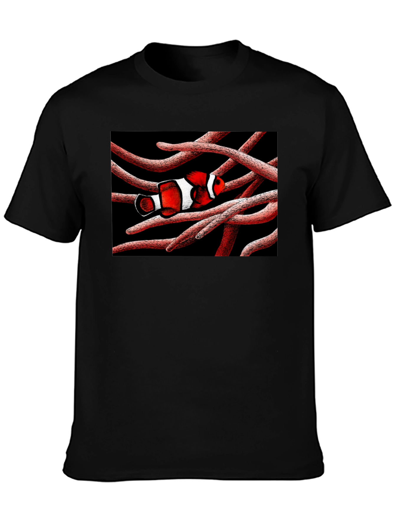 Clownfish Graphic T-Shirt - Unique Marine Life Design