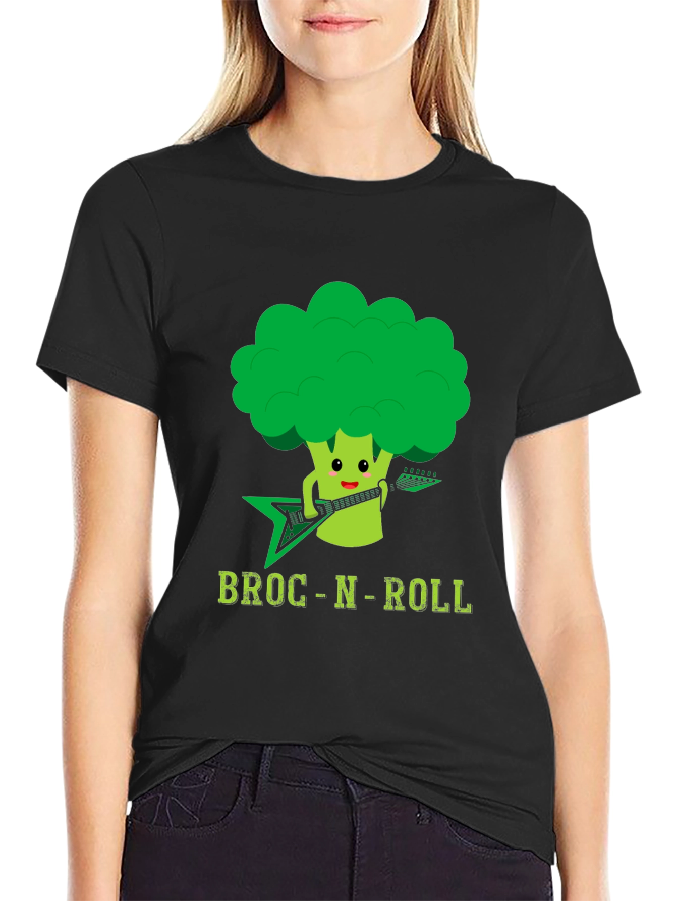 Broccoli Rocker T-Shirt - Broc N Roll Tee