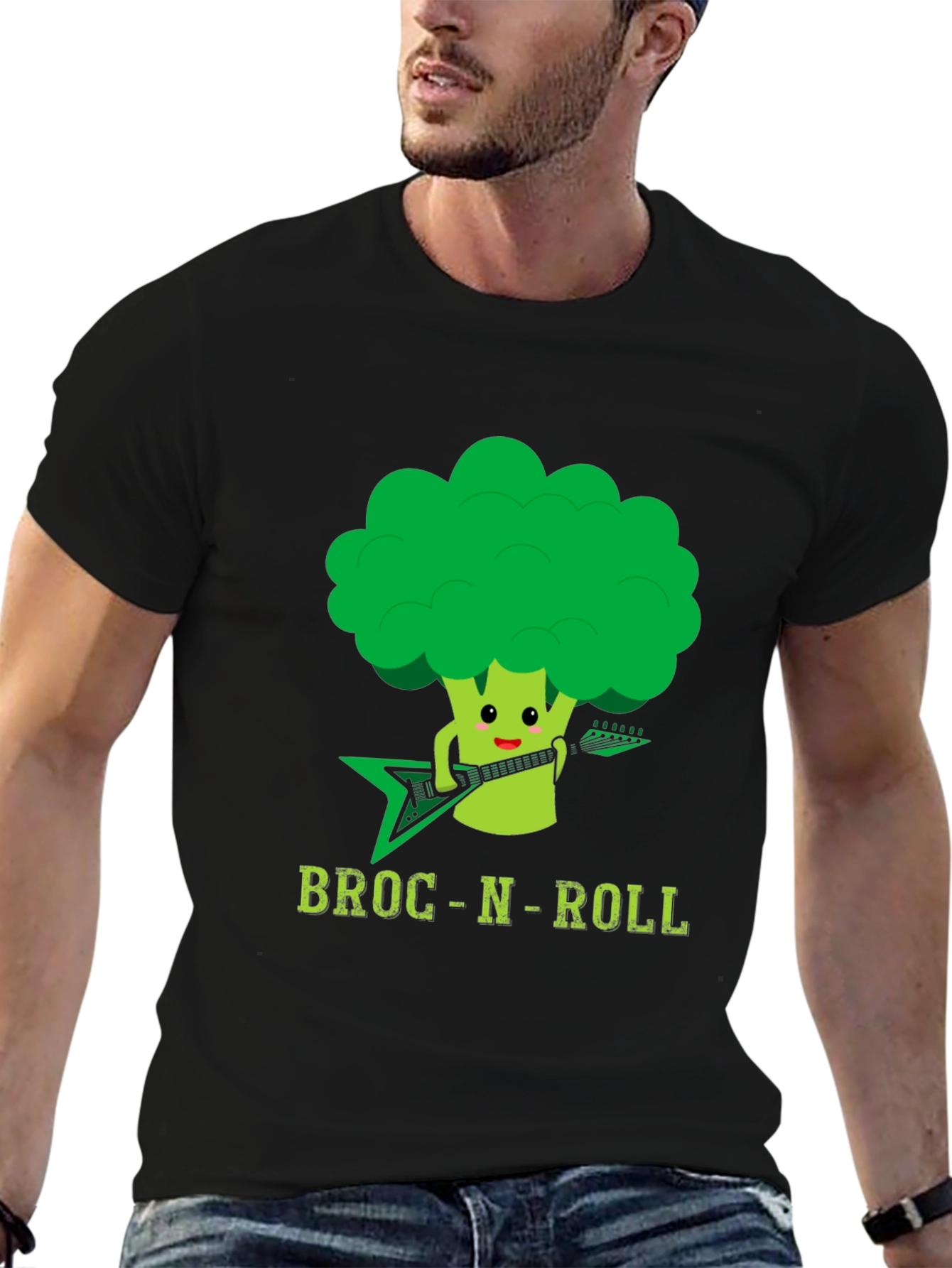 Broccoli Rocker T-Shirt - Broc N Roll Tee