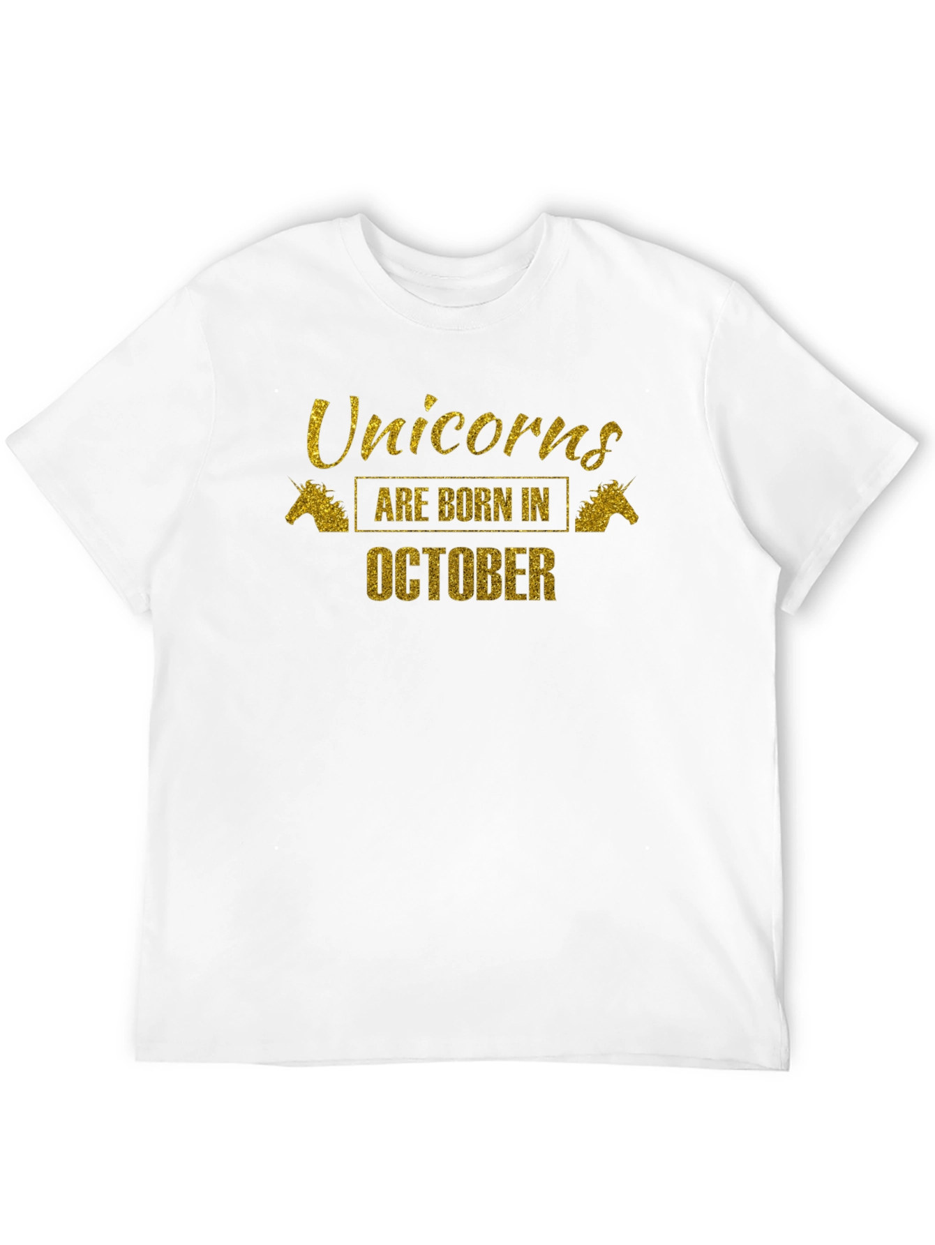 Unicorns Born in October T-Shirt