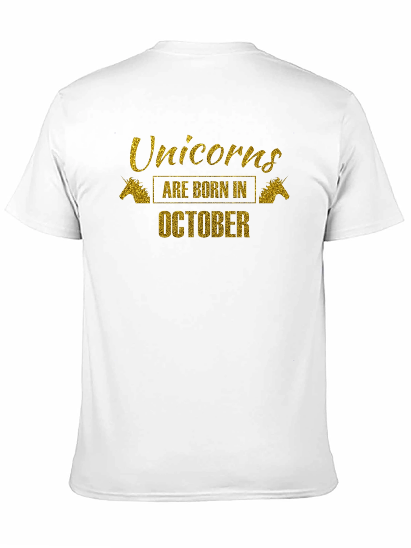 Unicorns Born in October T-Shirt