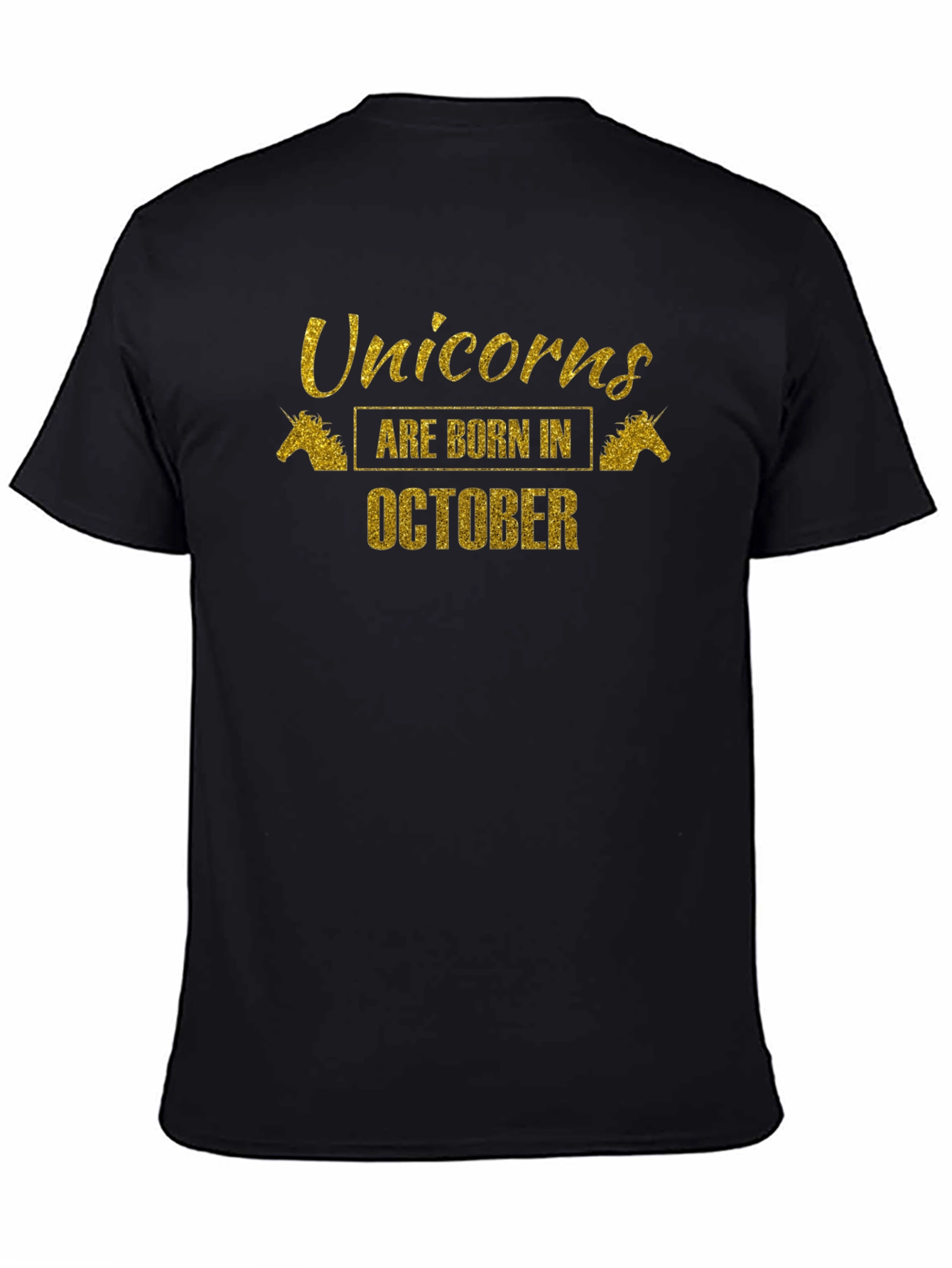 Unicorns Born in October T-Shirt