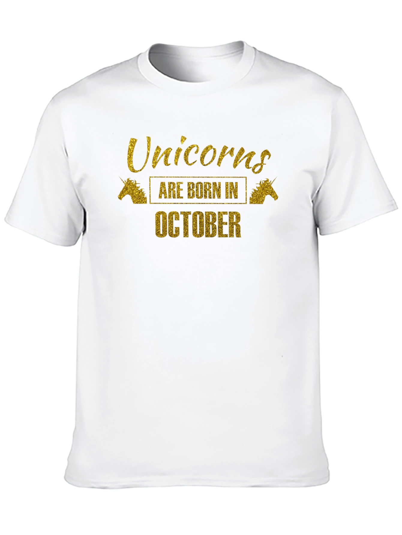 Unicorns Born in October T-Shirt