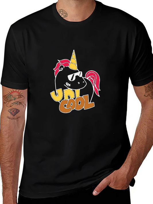 Uni Cool Graphic T-Shirt - Black