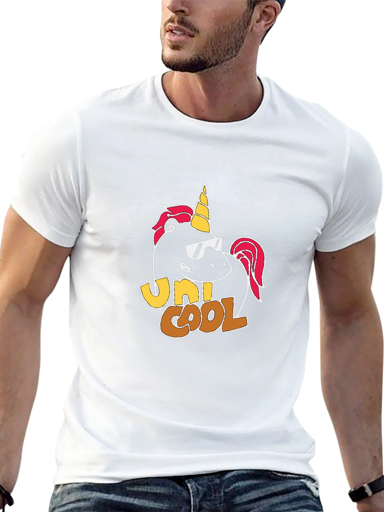 Uni Cool Graphic T-Shirt - Black