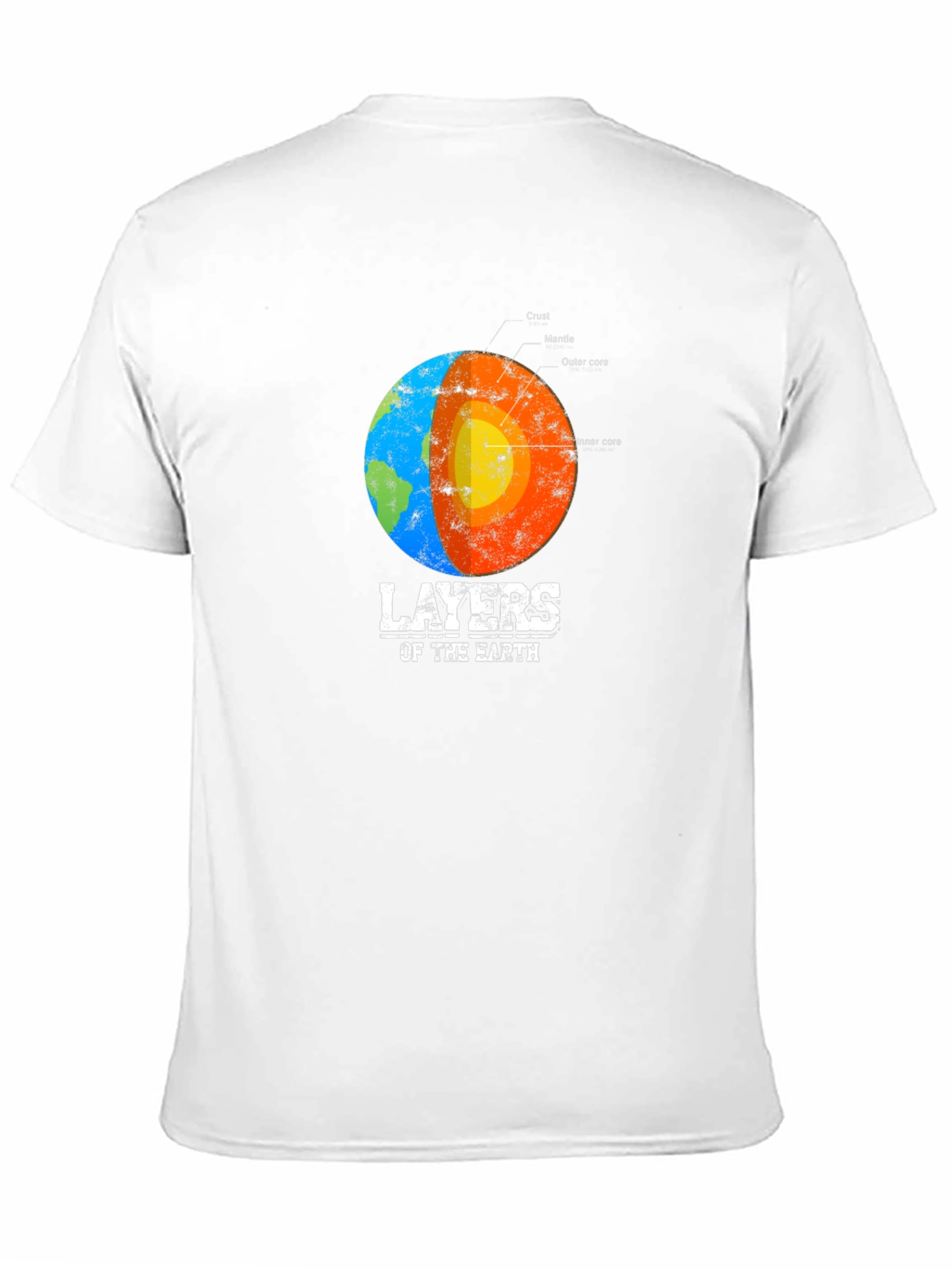 Layers of the Earth Graphic Tee - Black