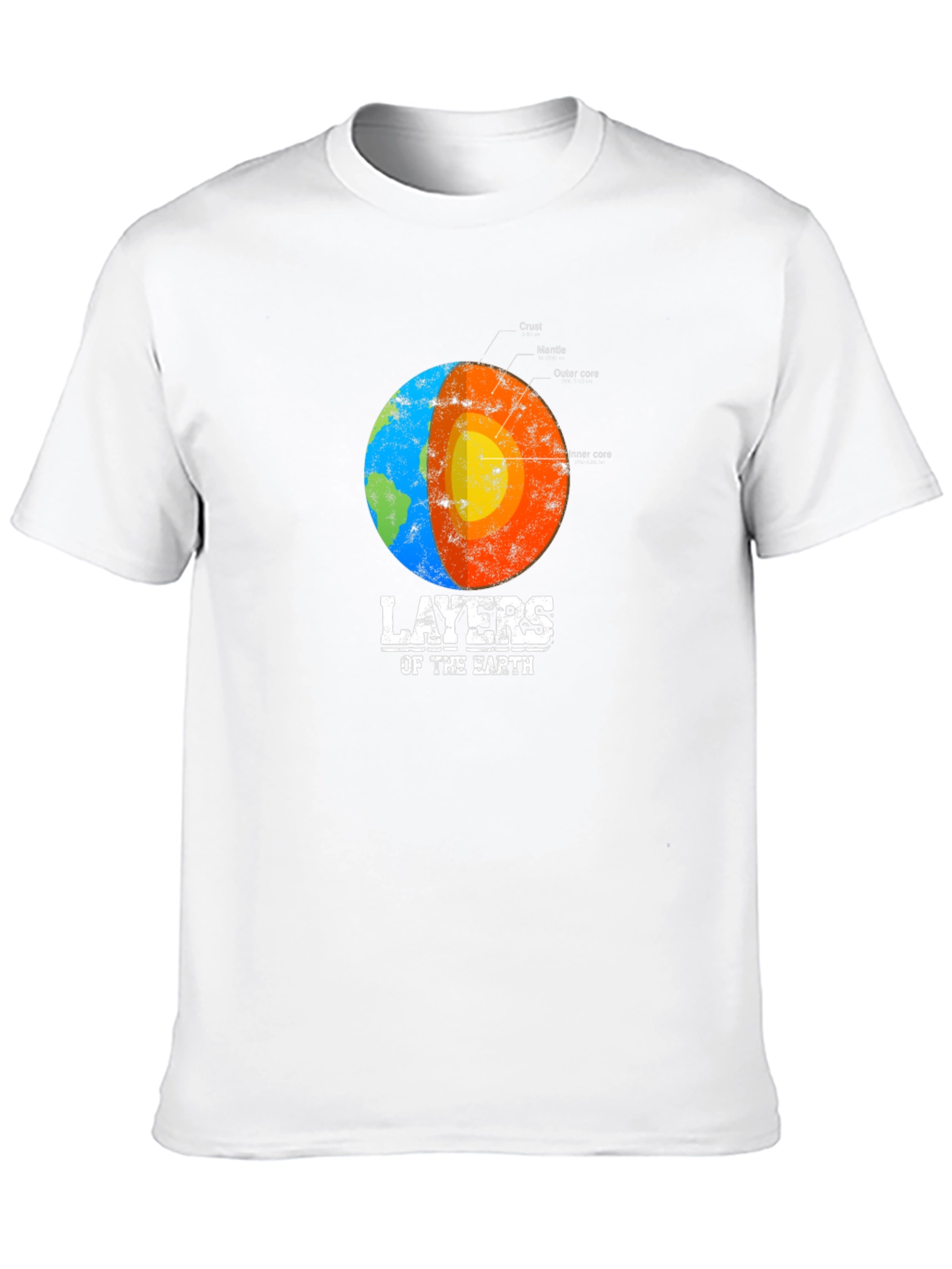 Layers of the Earth Graphic Tee - Black