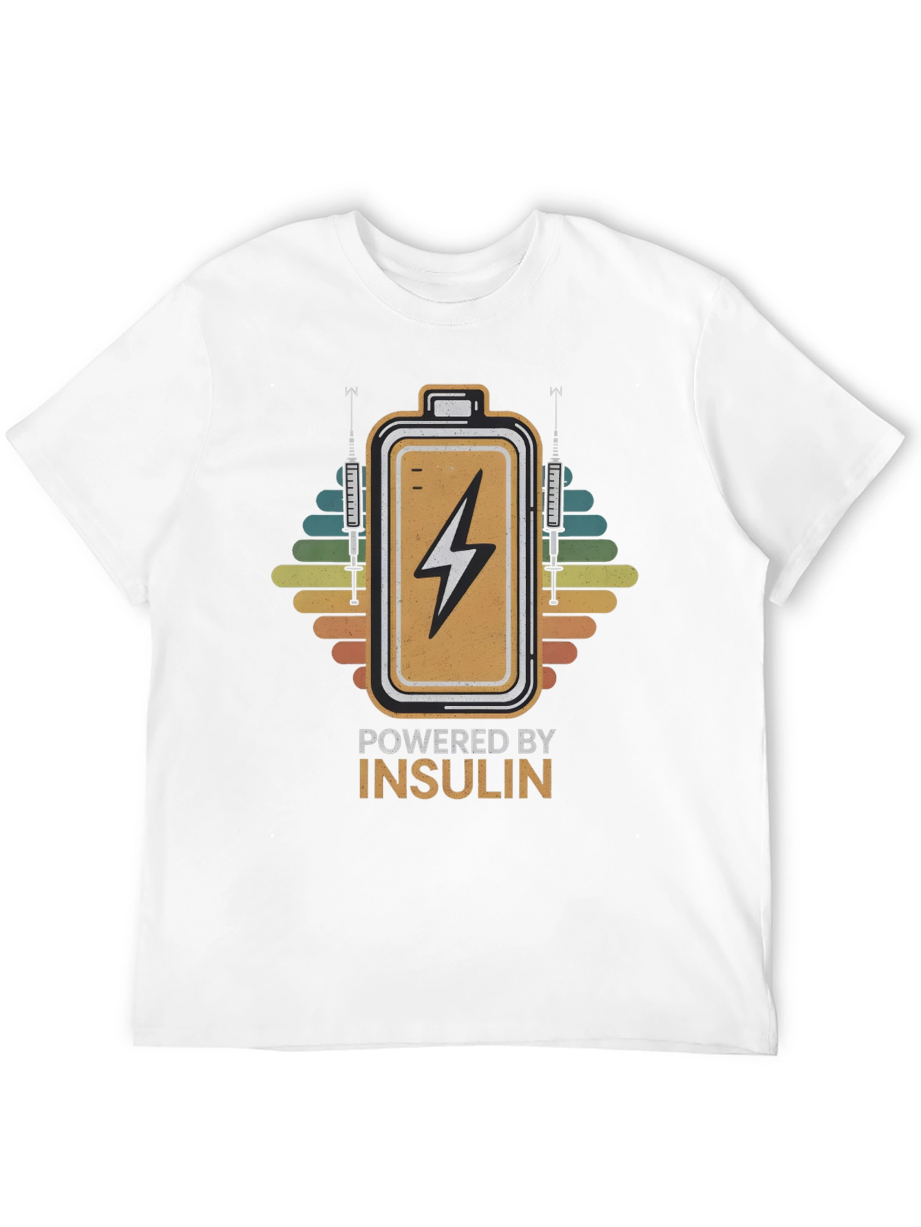 Powered by Insulin Graphic T-Shirt