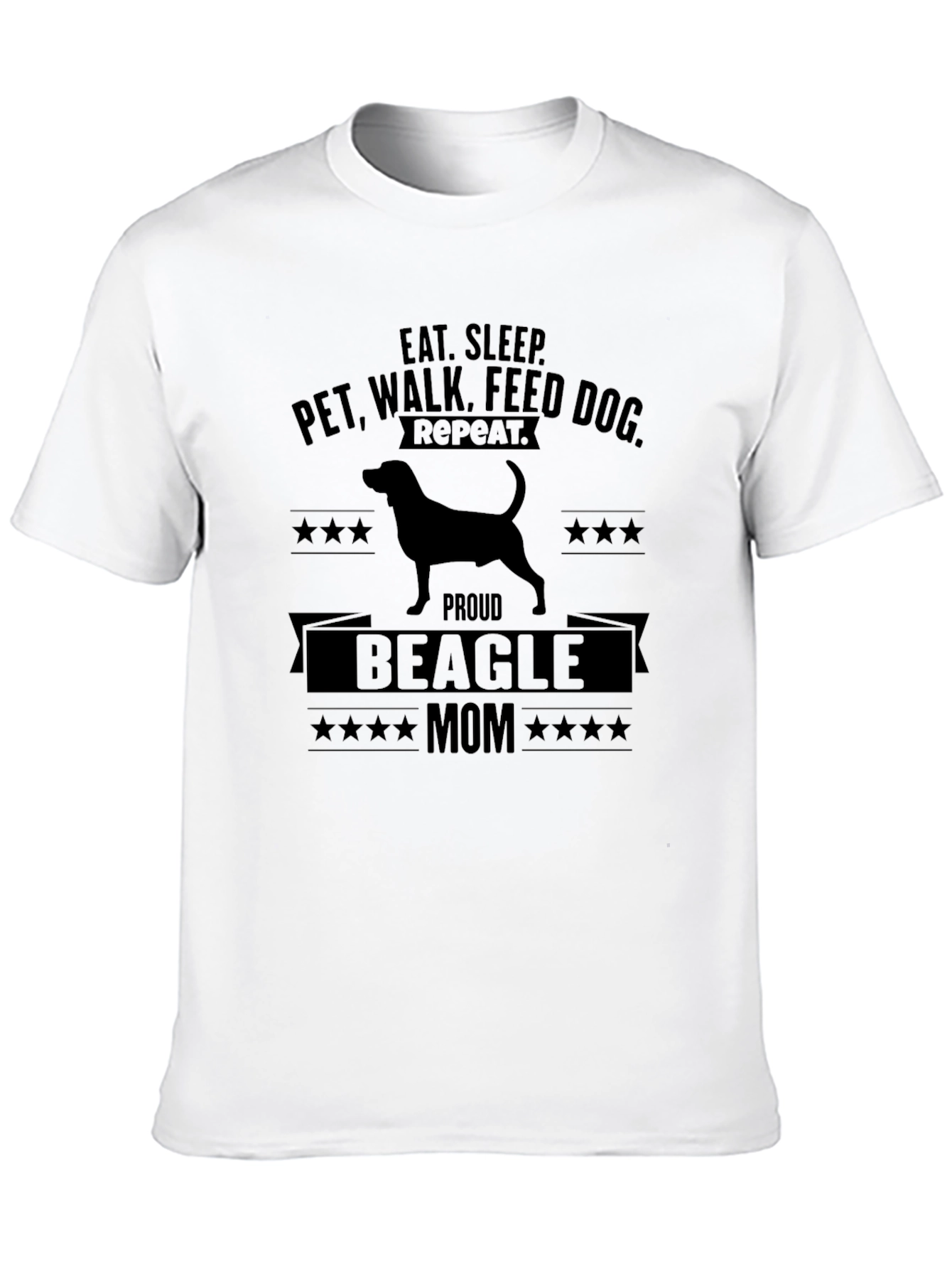 Eat Sleep Beagle Mom T-Shirt