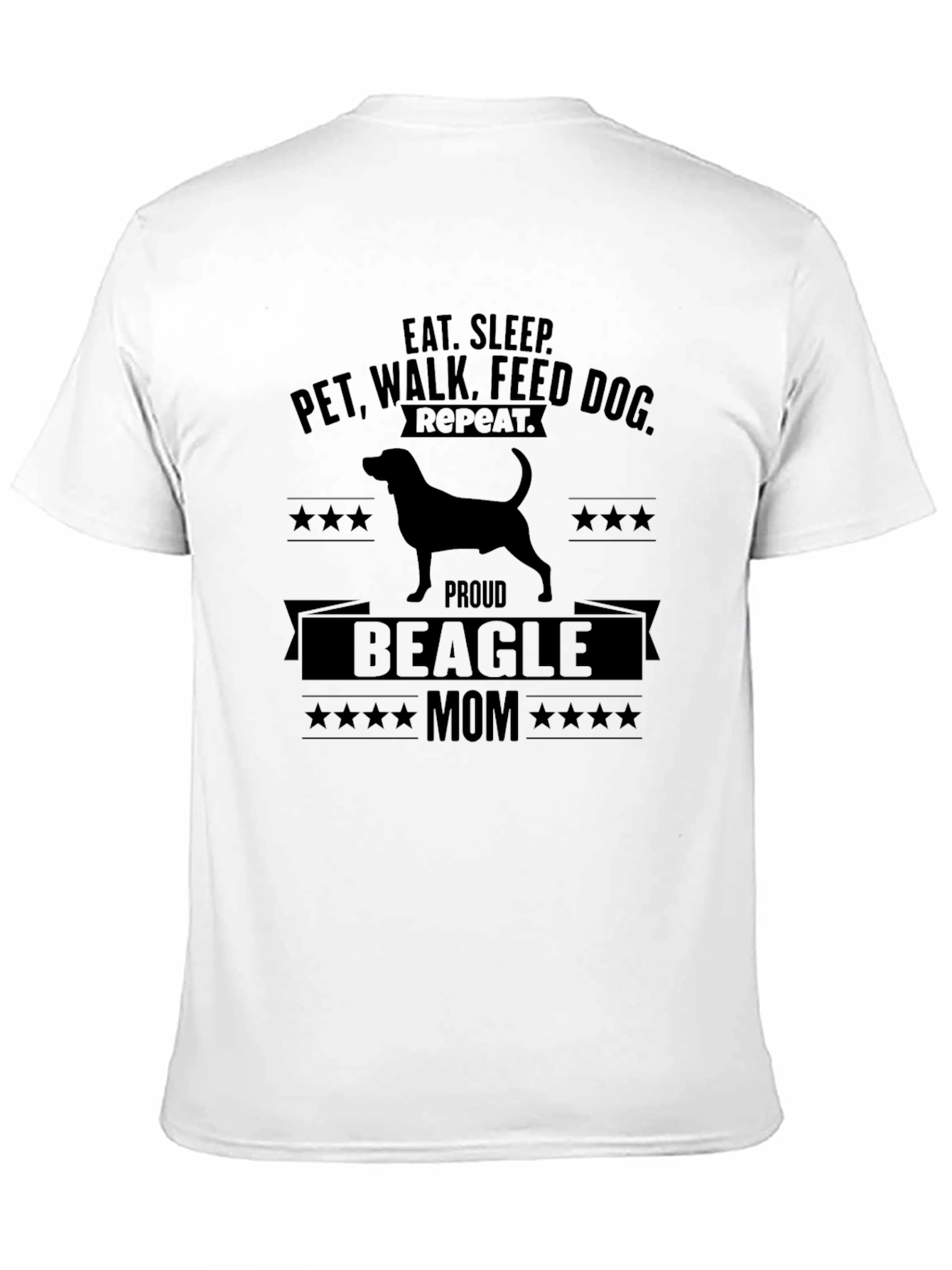 Eat Sleep Beagle Mom T-Shirt