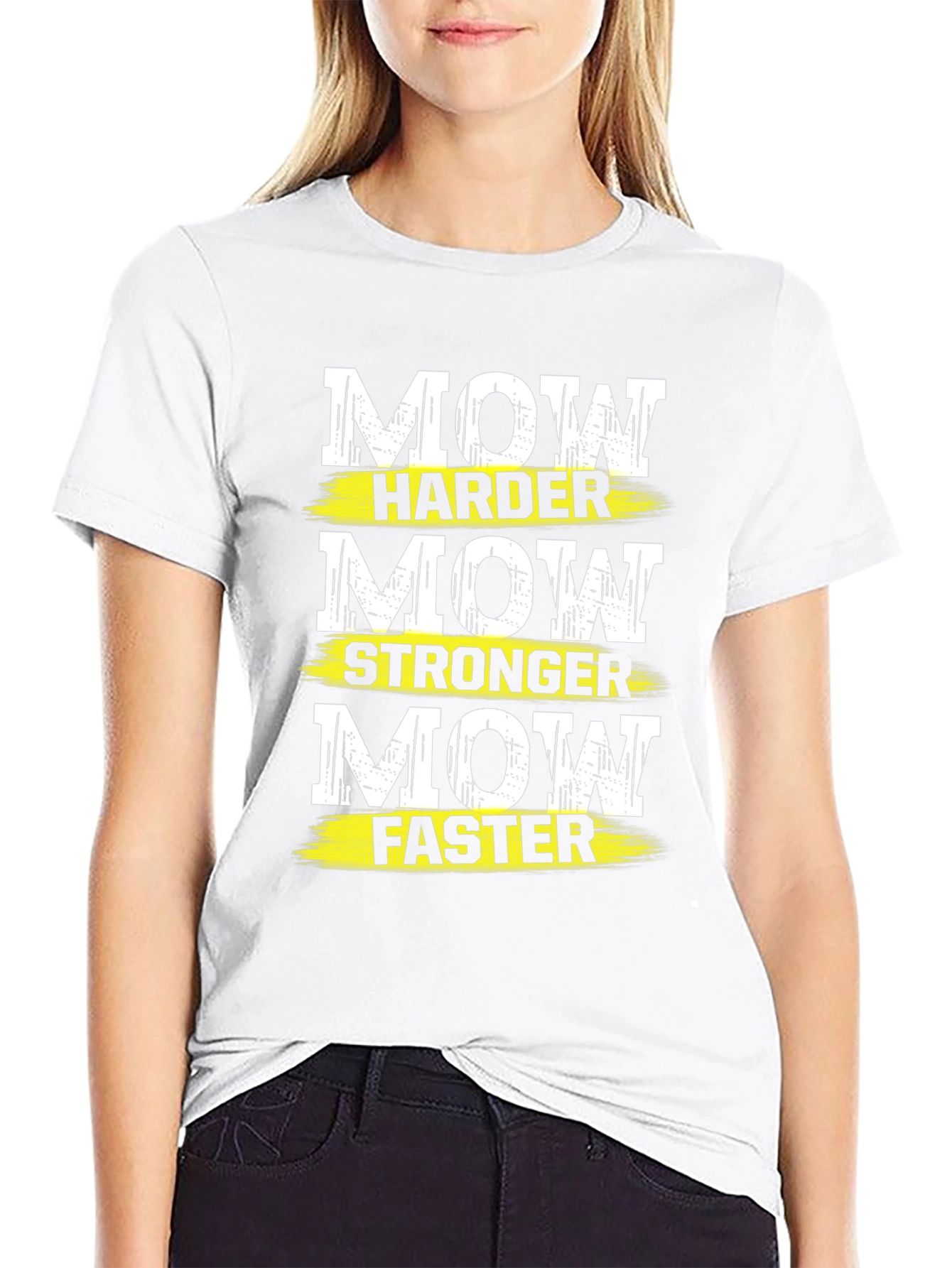 Mow Harder Stronger Faster Graphic T-Shirt