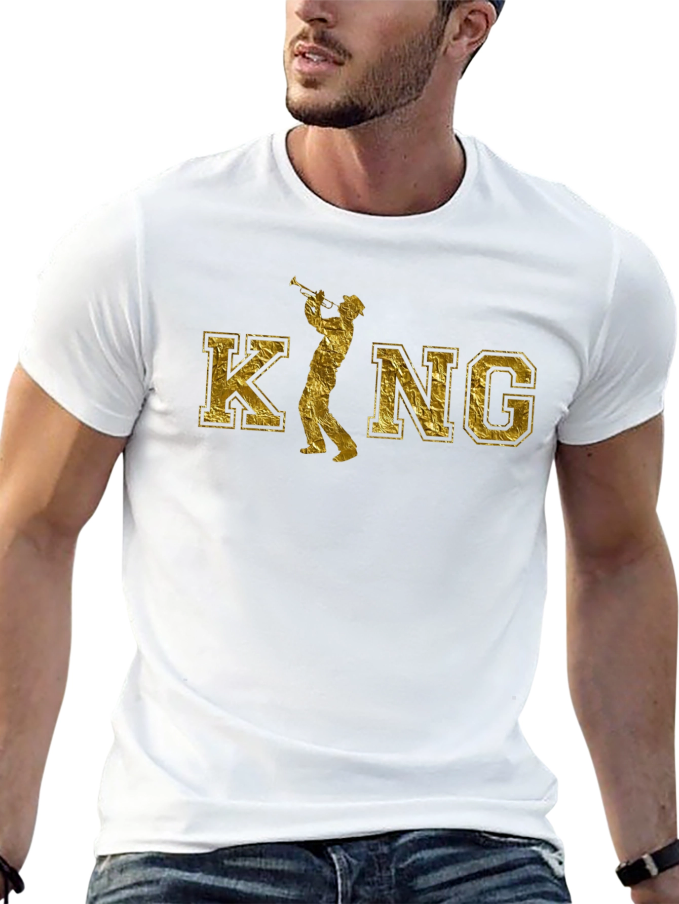 Jazz King Graphic Tee - Black